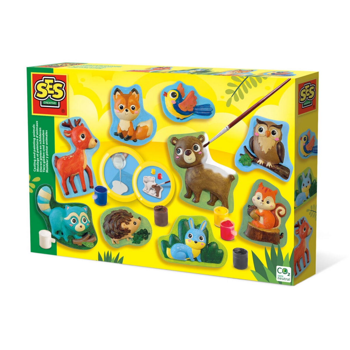 Stampi in gesso - Animali Bosco