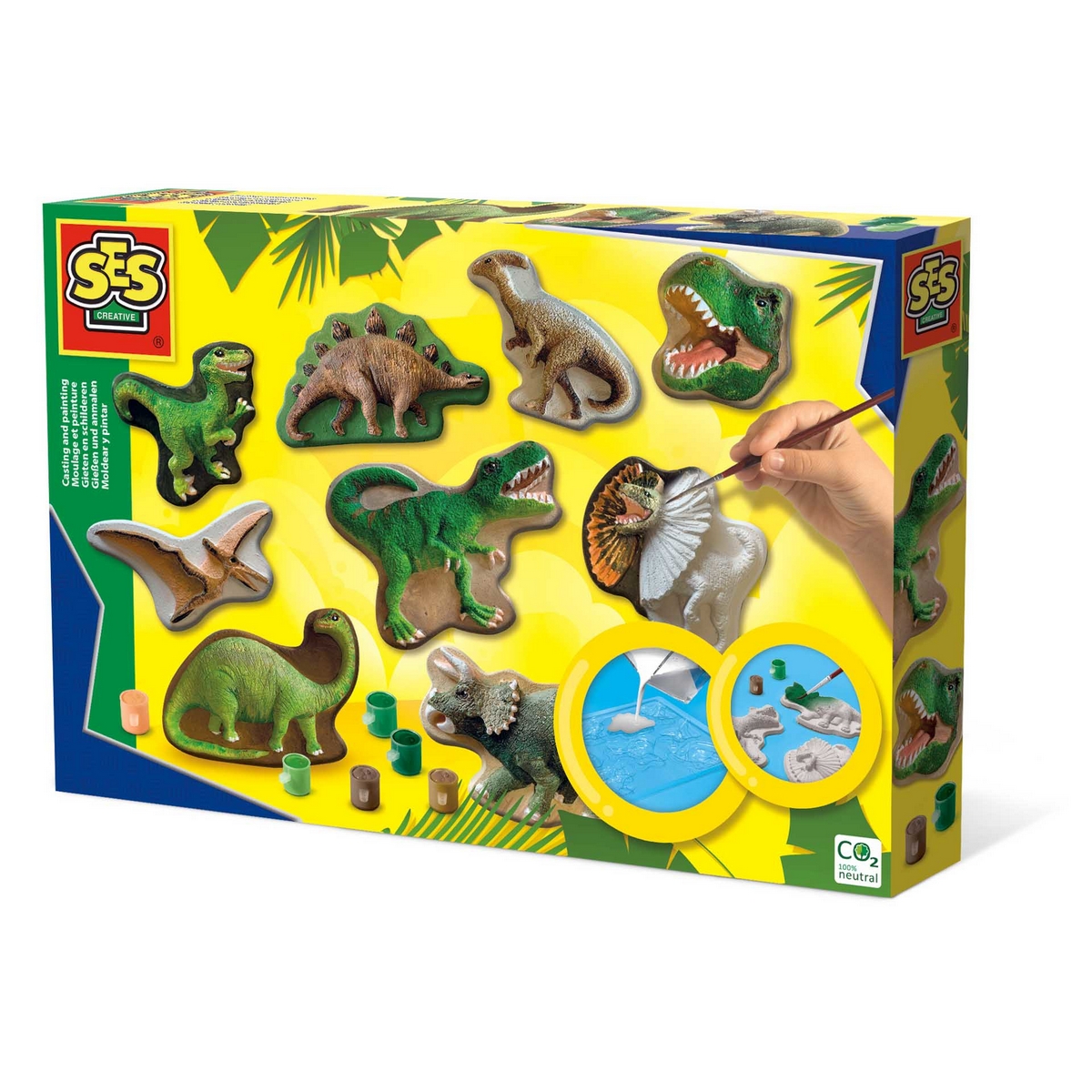 Stampi in Gesso - Dinosaur World