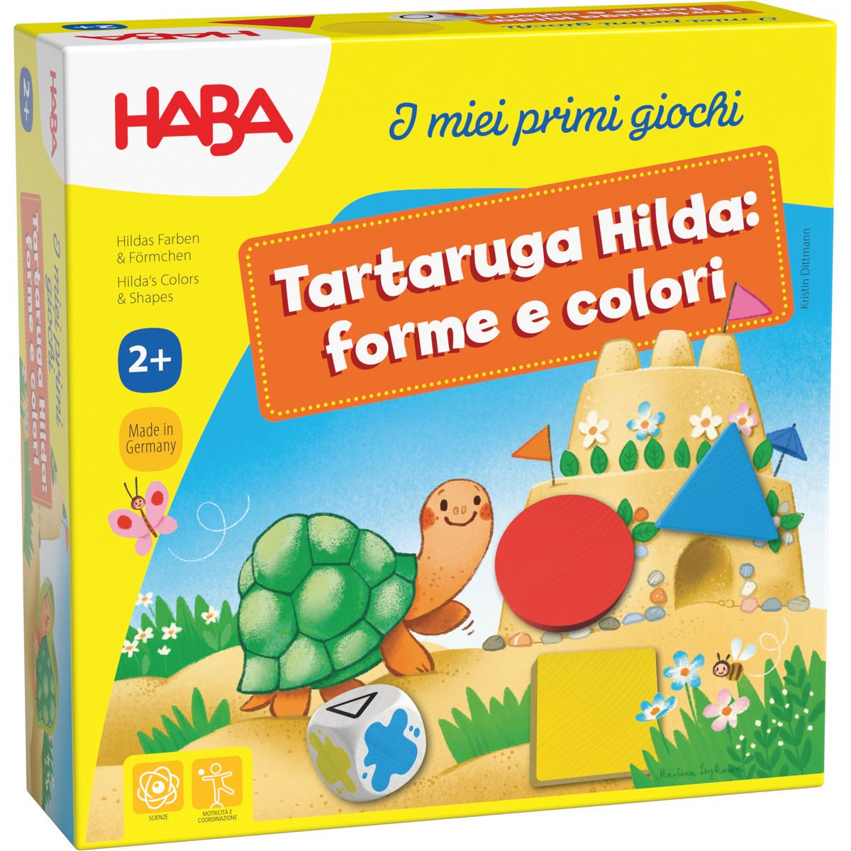 Tartaruga Hilda: forme e colori