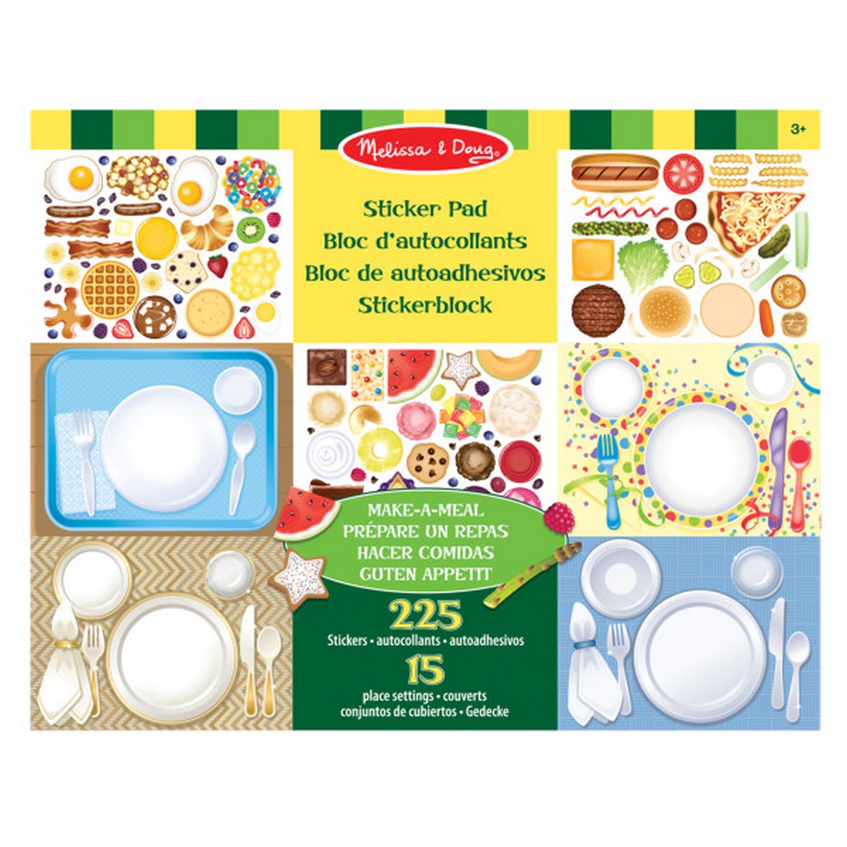 Adesivi Riutilizzabili - Pranzo