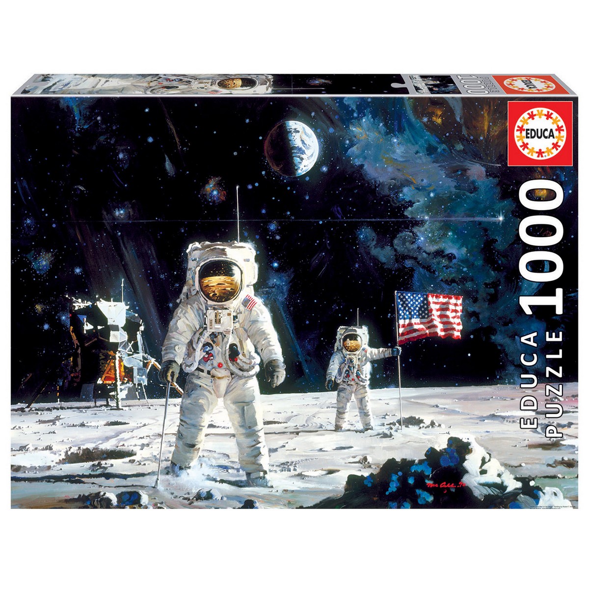Puzzle Primi Uomini  sulla Luna