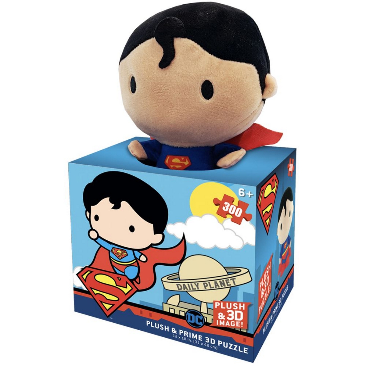 DC Comics Superman  - Puzzle e Peluche