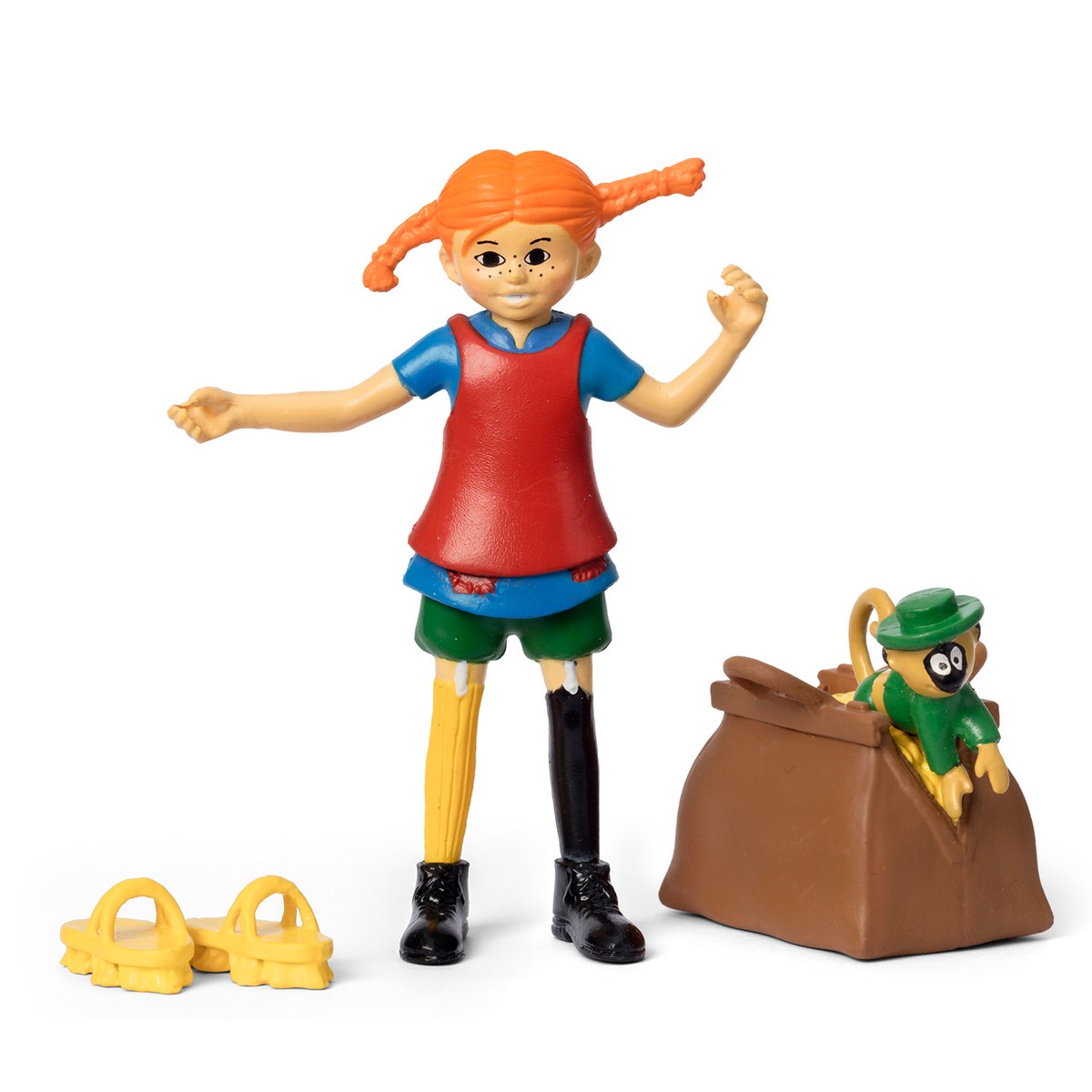 Pippi Calzelunghe con Baule Monete D'oro