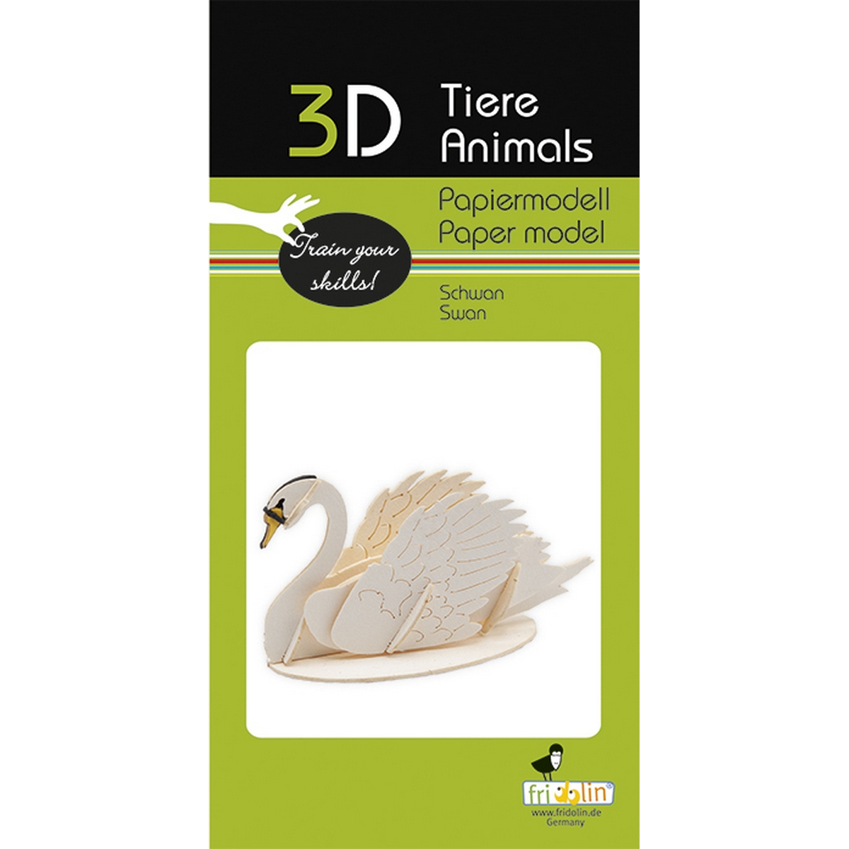 Cigno- Modello di carta 3D