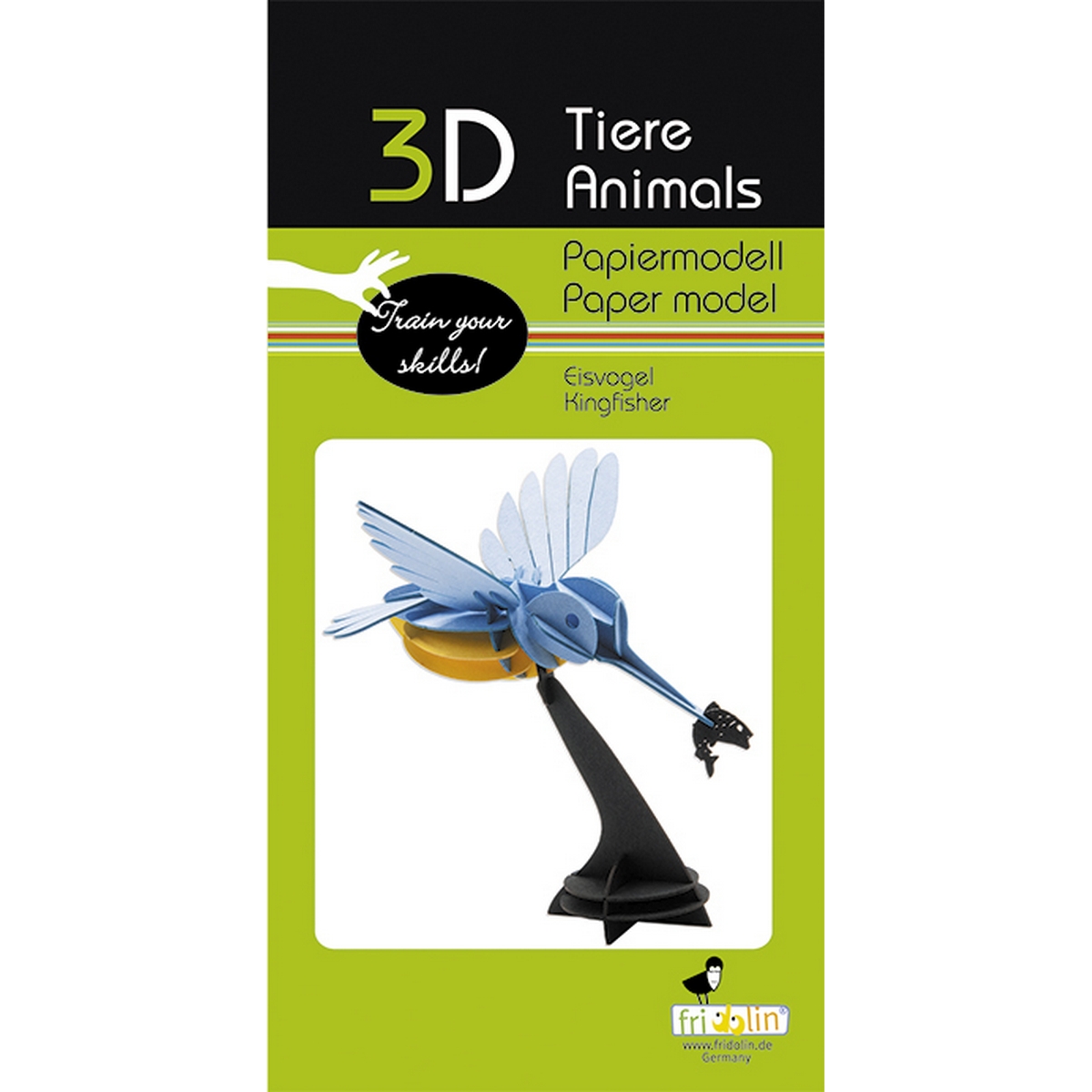 Martin Pescatore - Modello di carta 3D