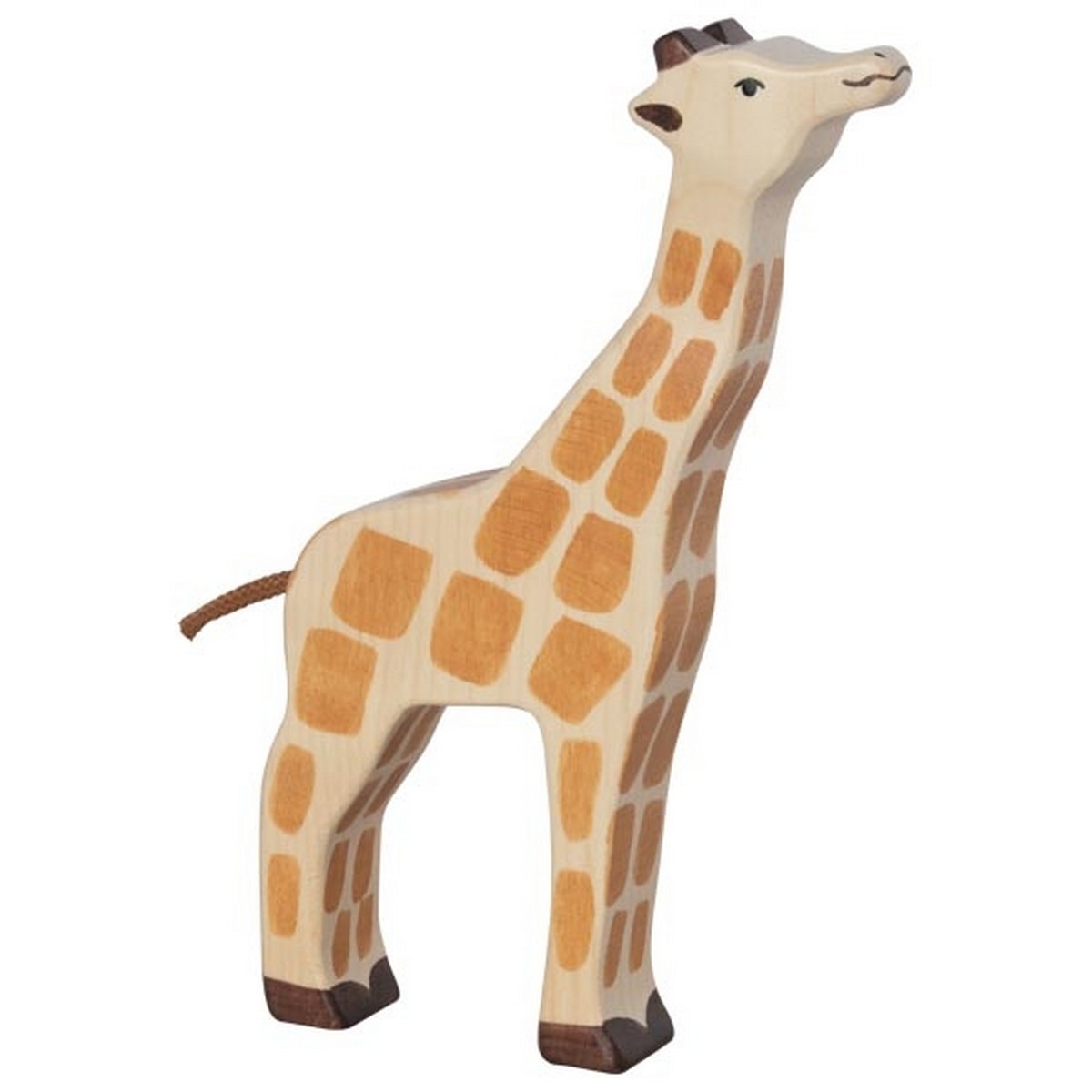 Giraffa testa alzata - Holztiger
