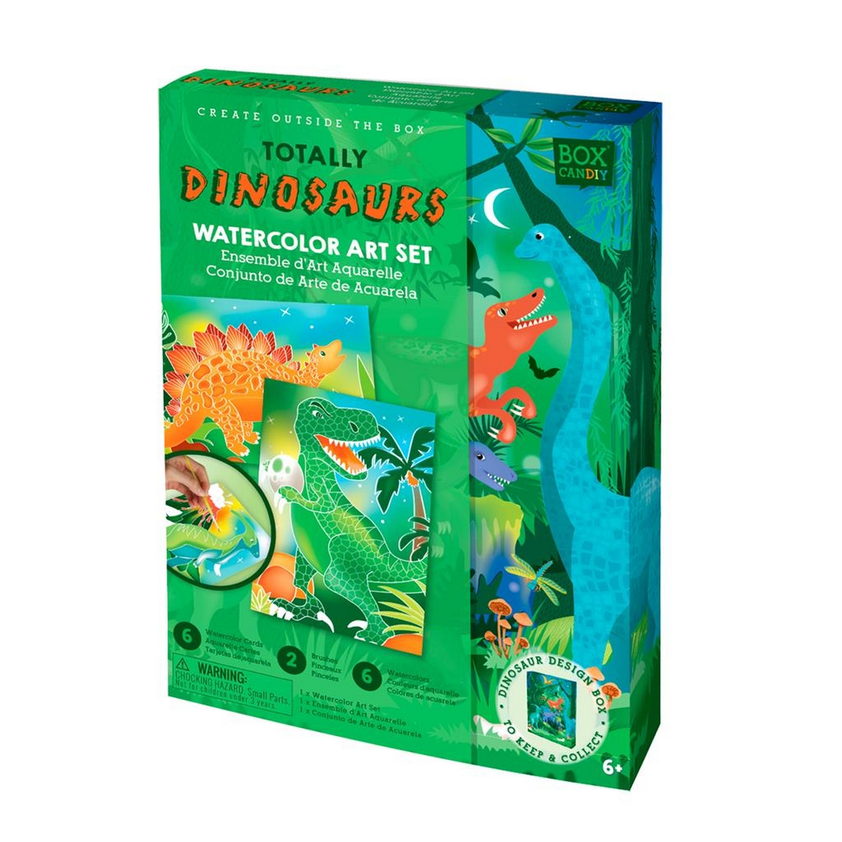 Box Candiy -  Acquarelli Dinosauri
