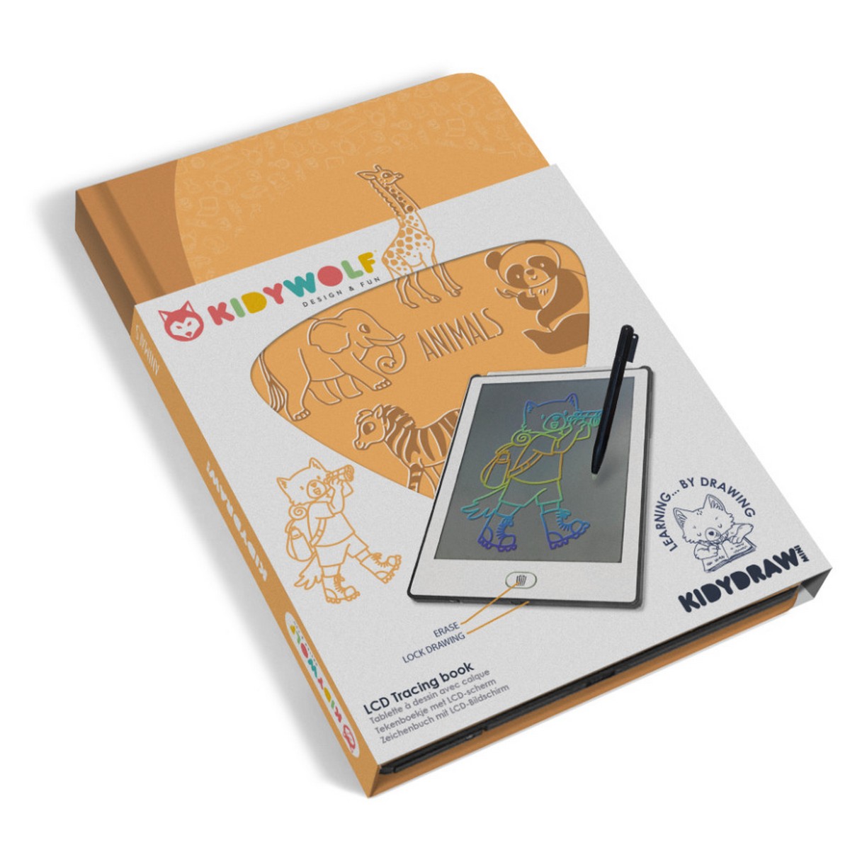 Kidydraw Tavola da Disegno Mini - Animali