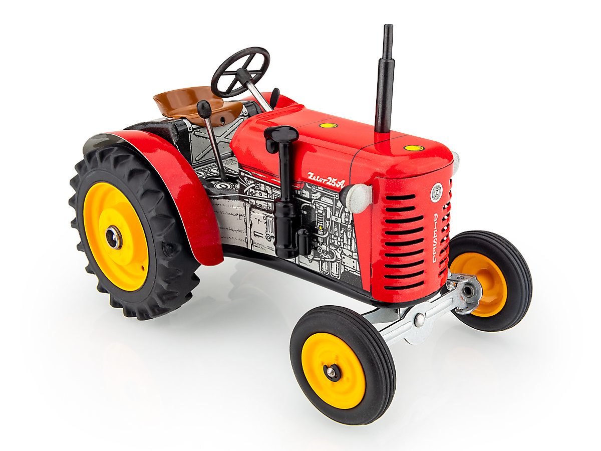 Zetor 25A Rosso - Trattore con Chiave