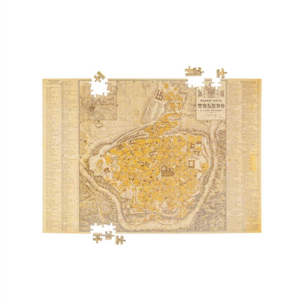 Puzzle Mappa Toledo Antica