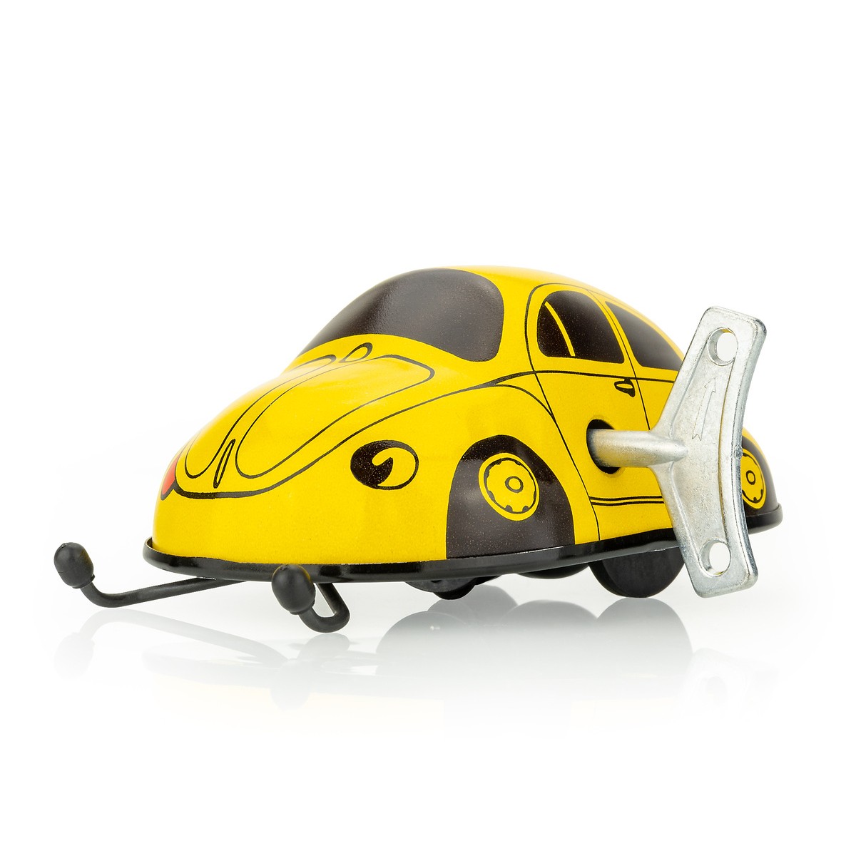 Automobile Gialla con Chiave
