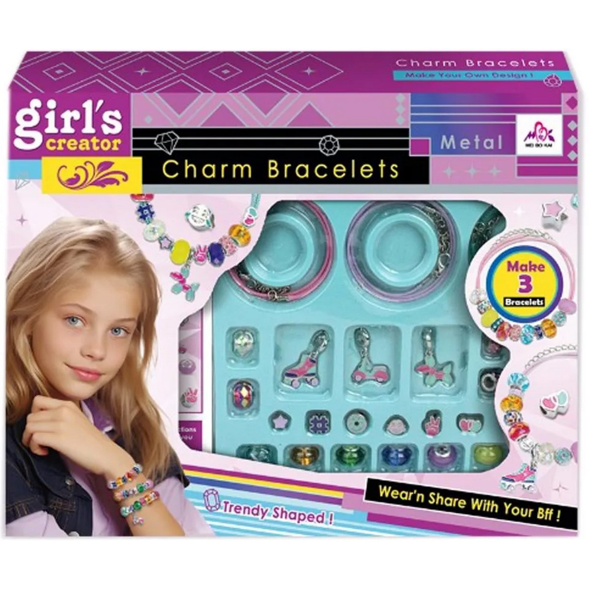 Set Crea 3 Braccialetti
