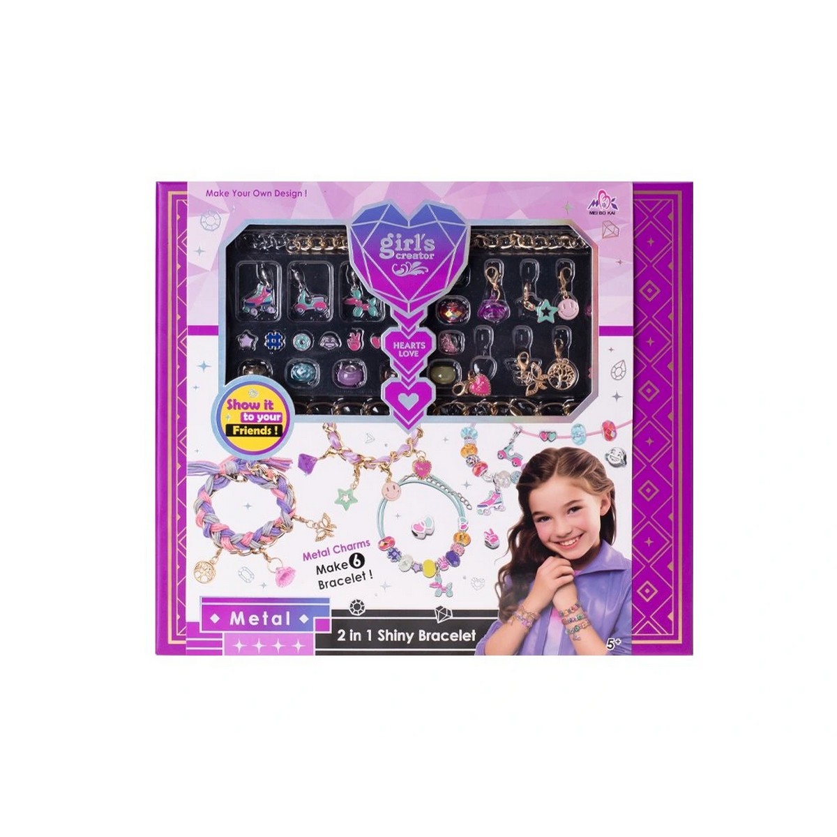 Set Crea Braccialetti 2 in 1
