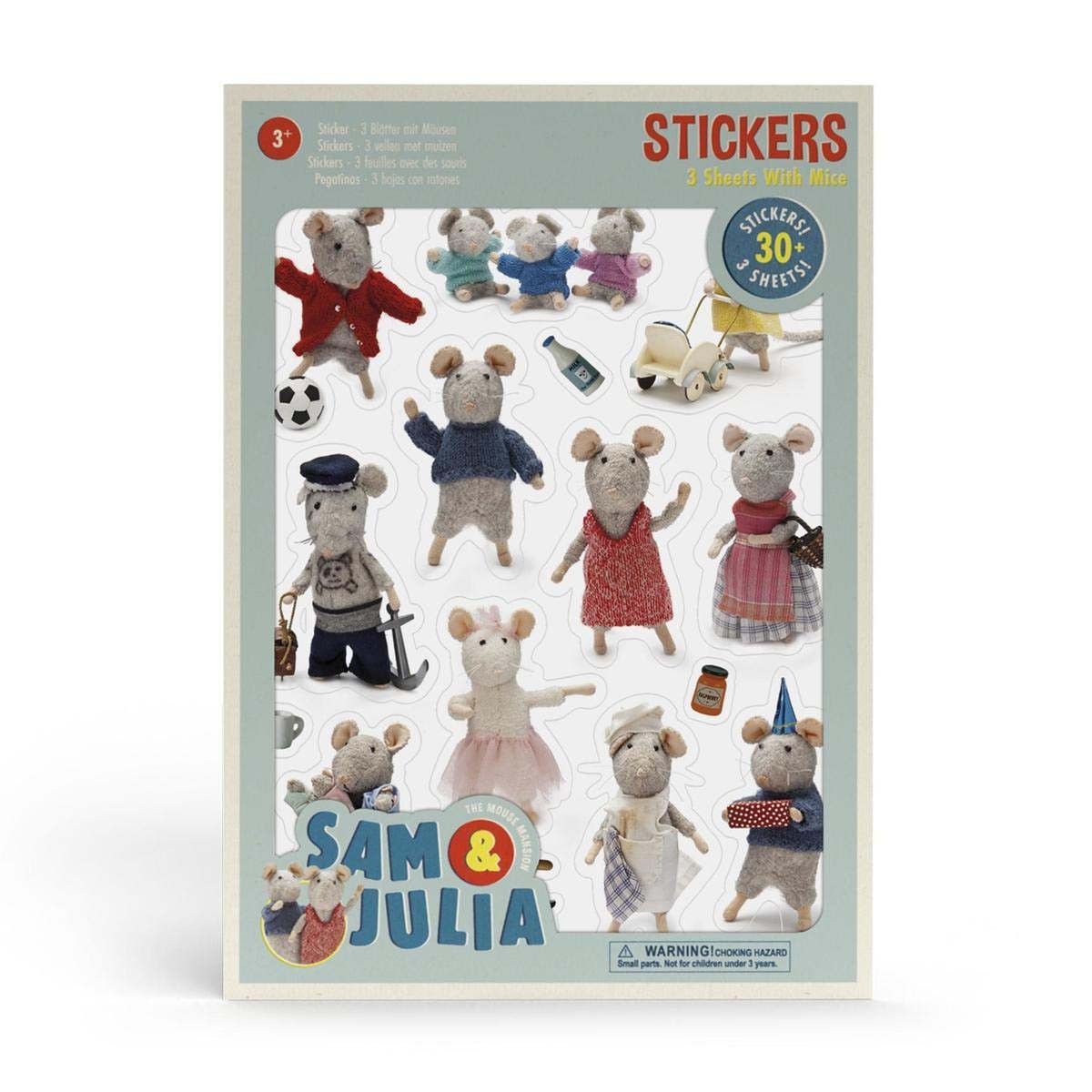 Sam & Julia - Adesivi (3 Fogli)