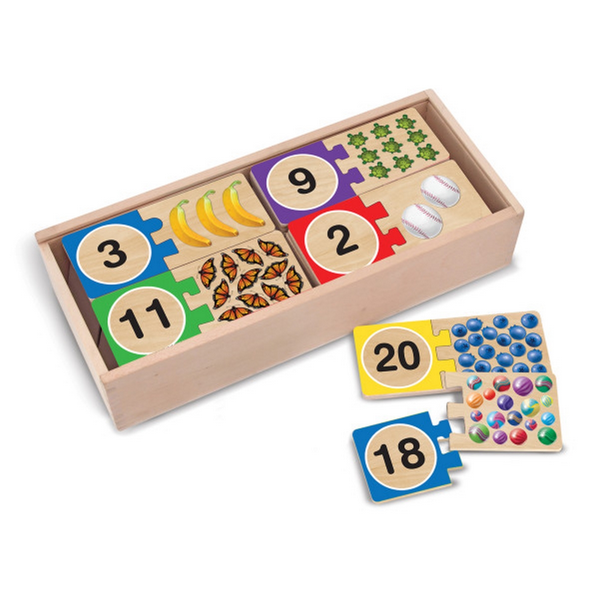 Puzzle associativo con numeri