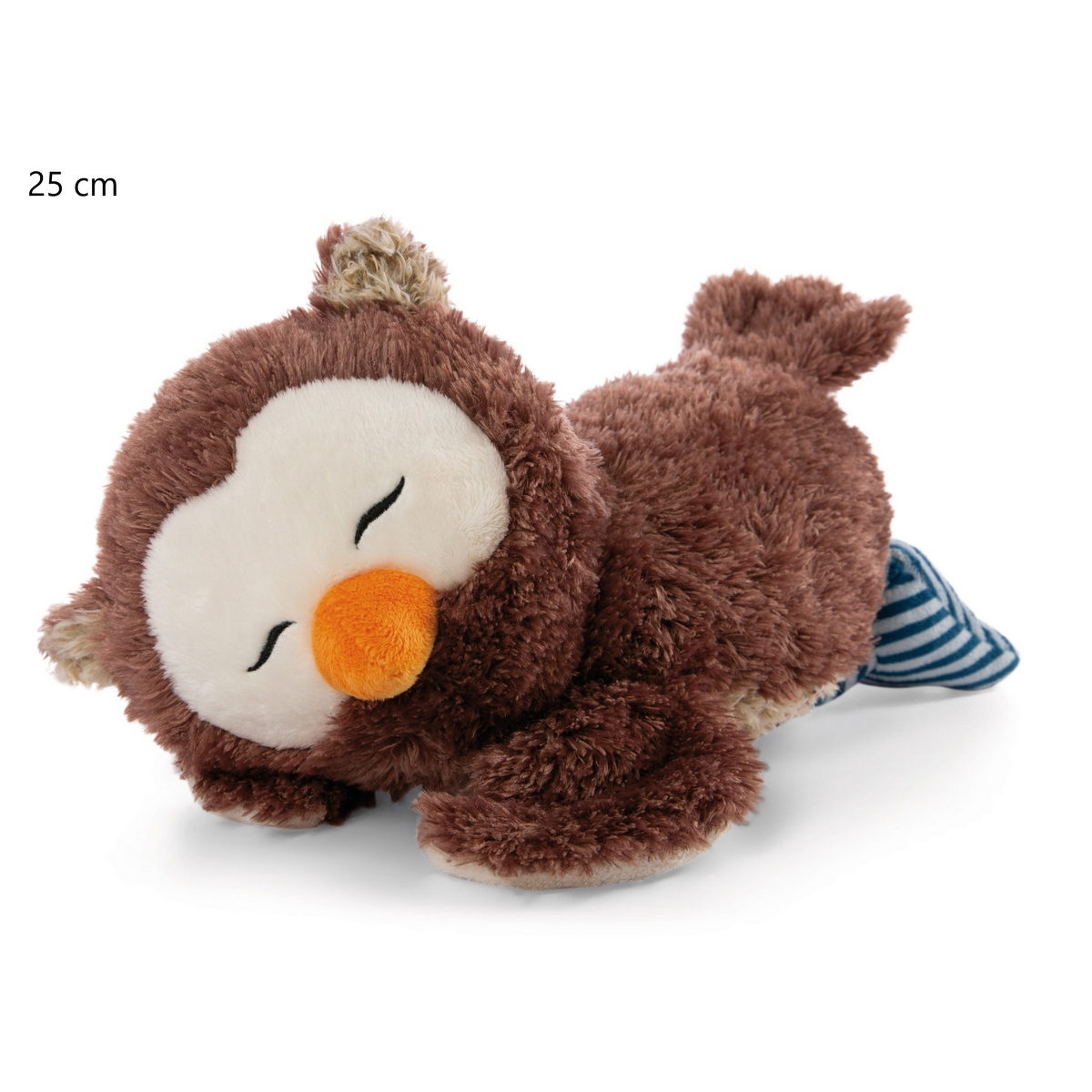 Gufo Oscar Sdraiato  25 cm