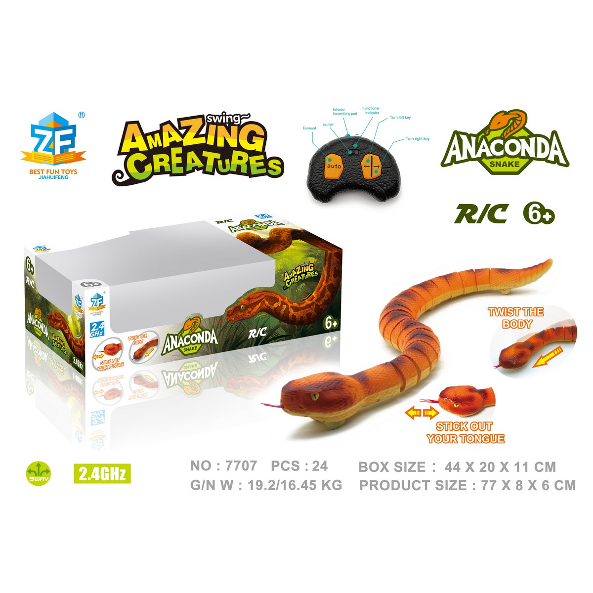 Serpente a Sonagli Radiocomandato