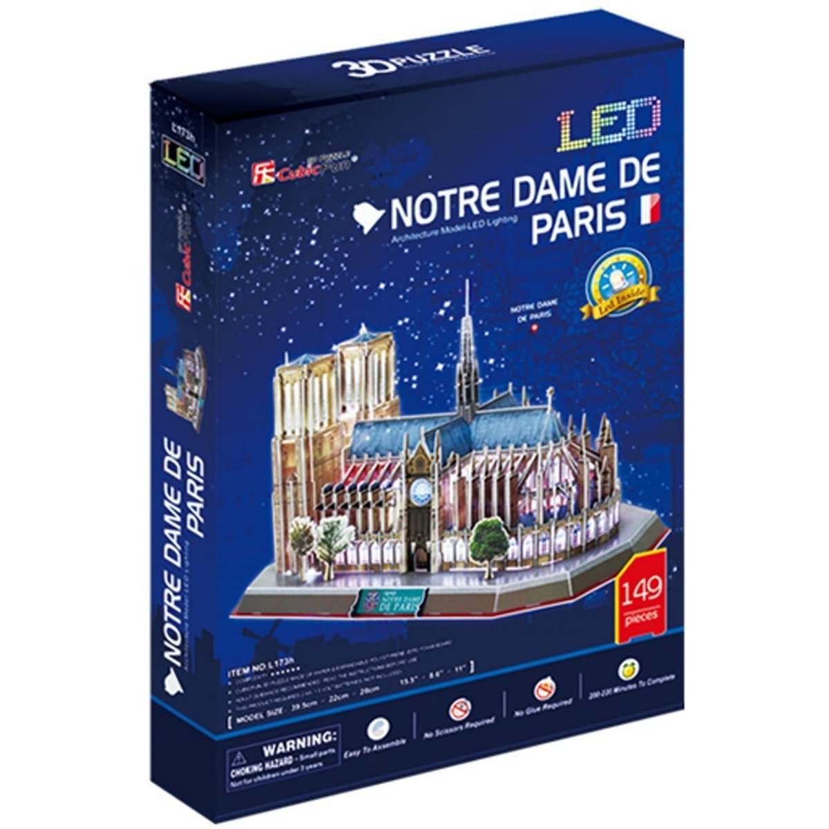 Monumenti Led - Notre Dame Parigi