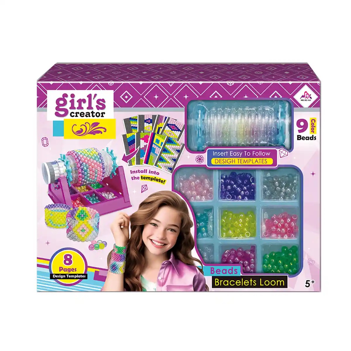 Set Crea Braccialetti con Telaio