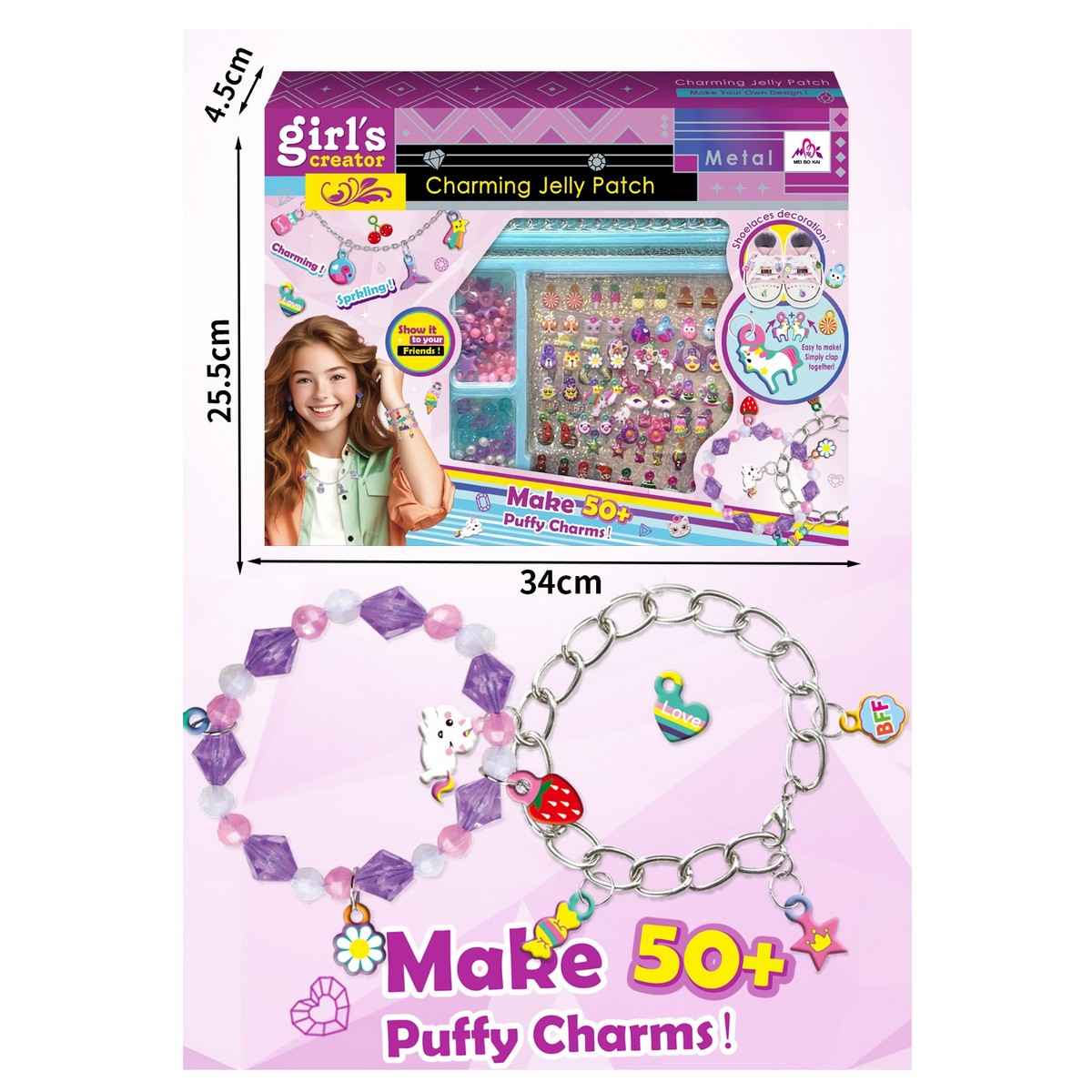 Set Crea Braccialetti Charming Jelly