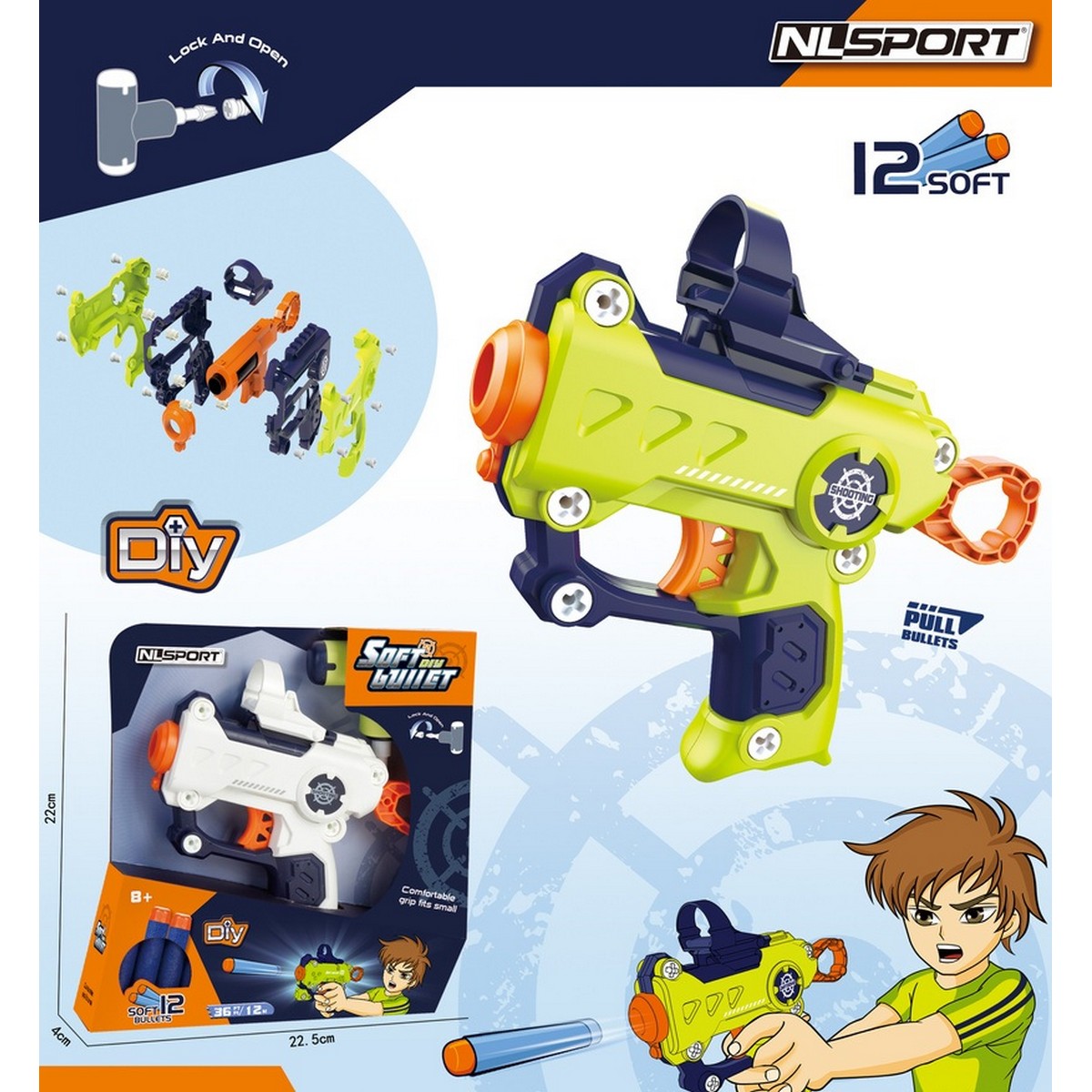 Pistola Spara Dardi Morbidi