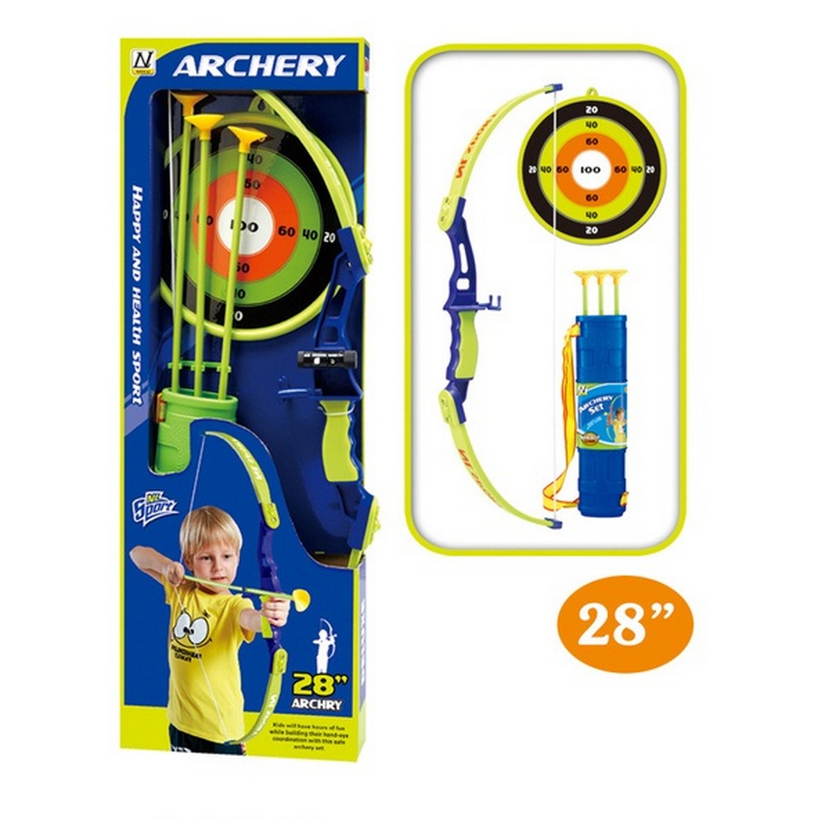 Set Arco Frecce con Ventosa