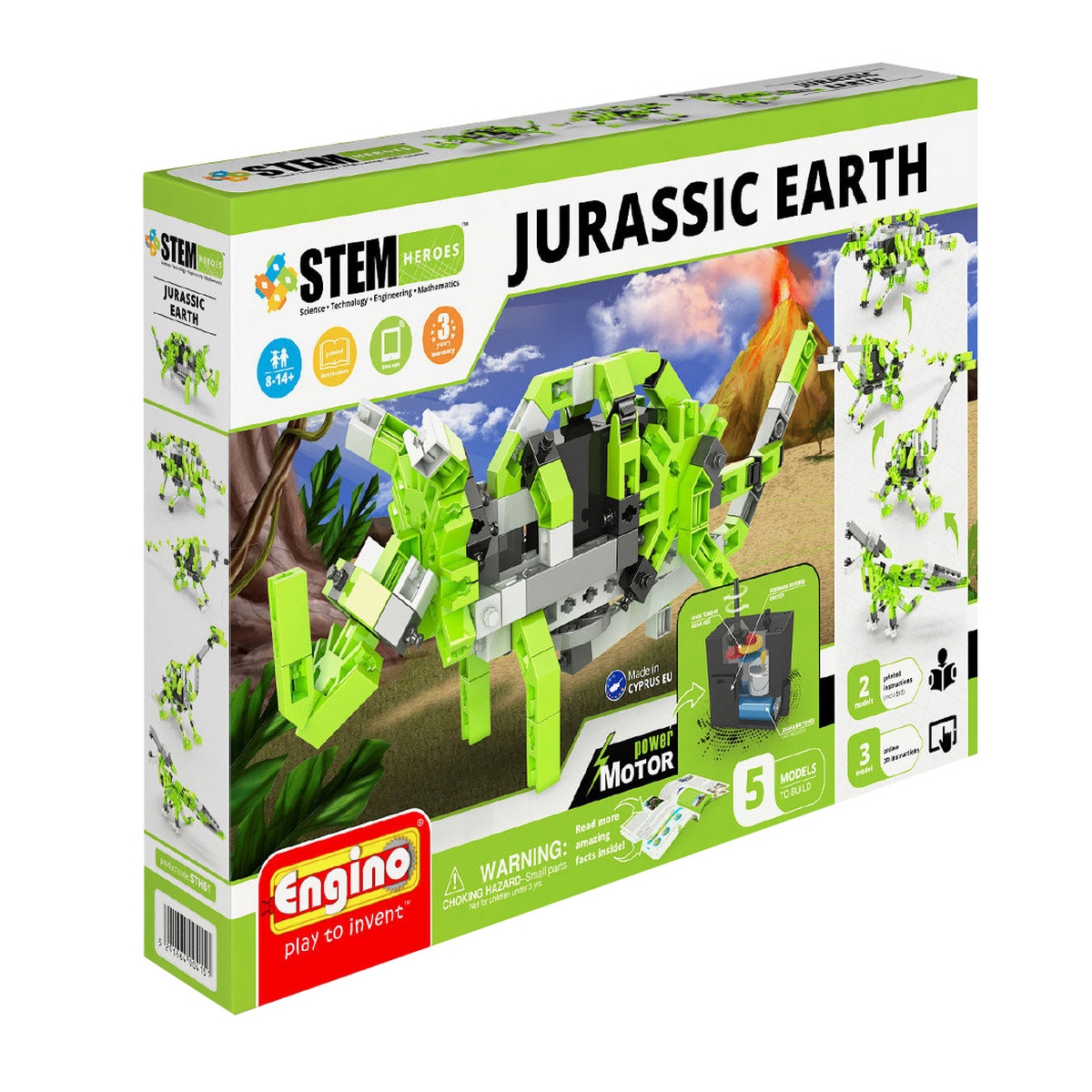 ENGINO STEM: DINOSAURI MOTORIZZATI