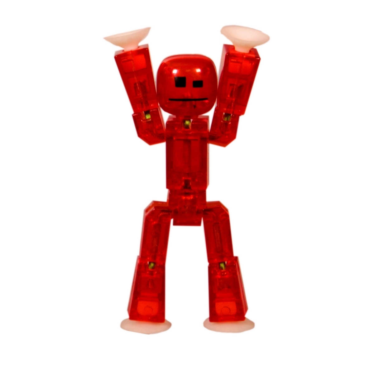 Stikbot Personaggio Rosso Trasparente