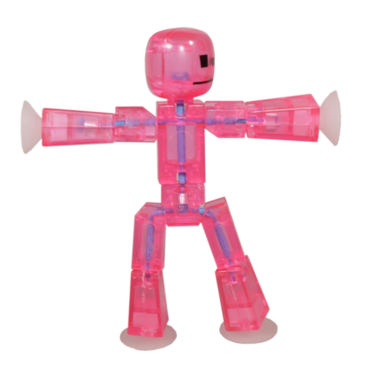 Stikbot Personaggio Rosa Trasparente