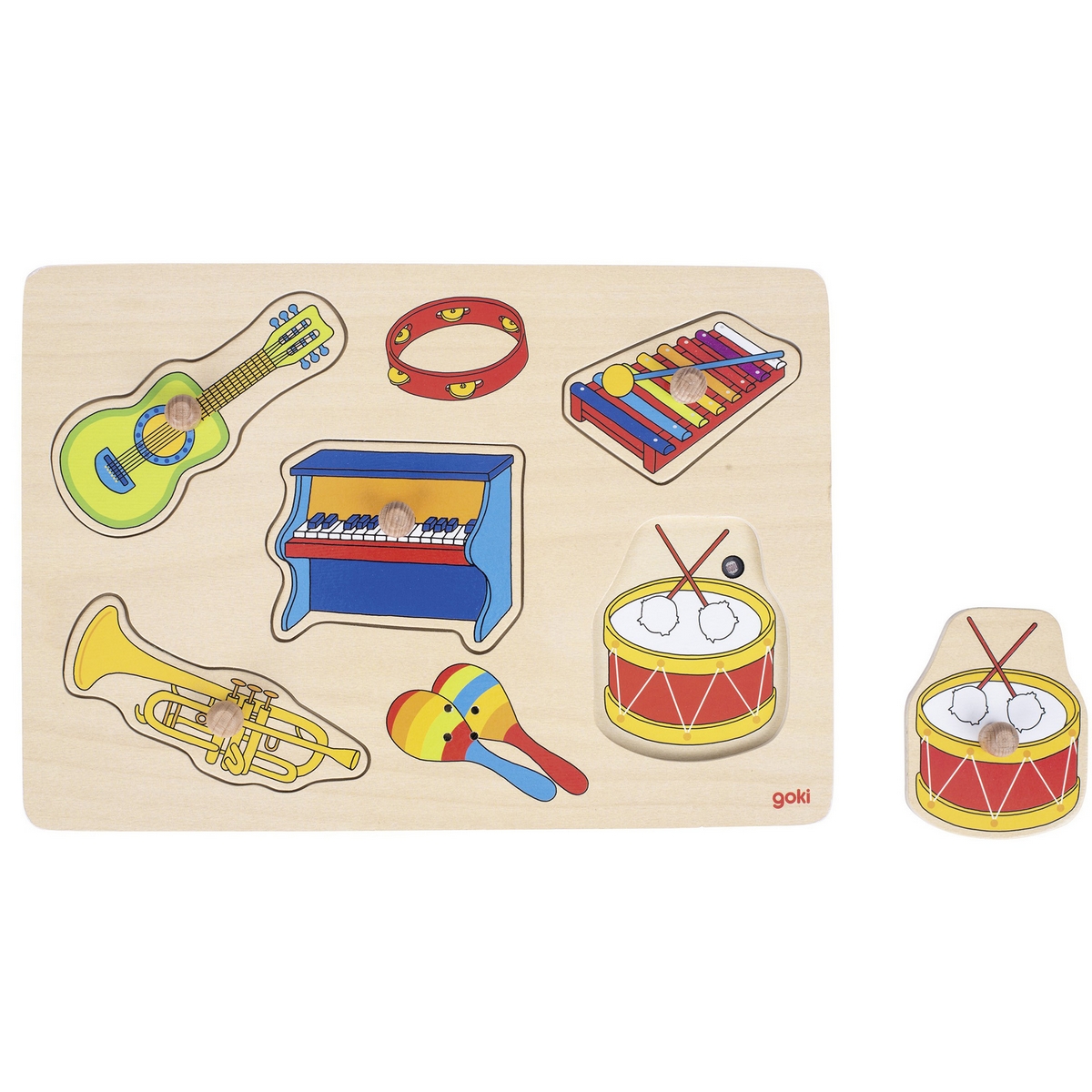 Puzzle musicale in legno