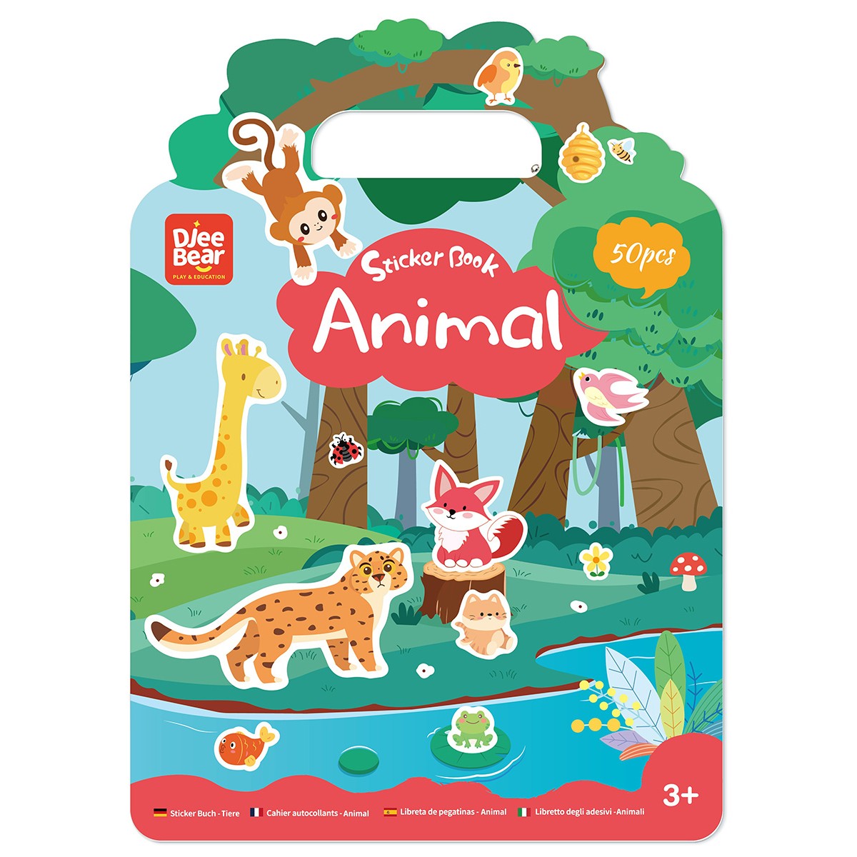 Libro Stickers  Adesivi Jelly - Animali