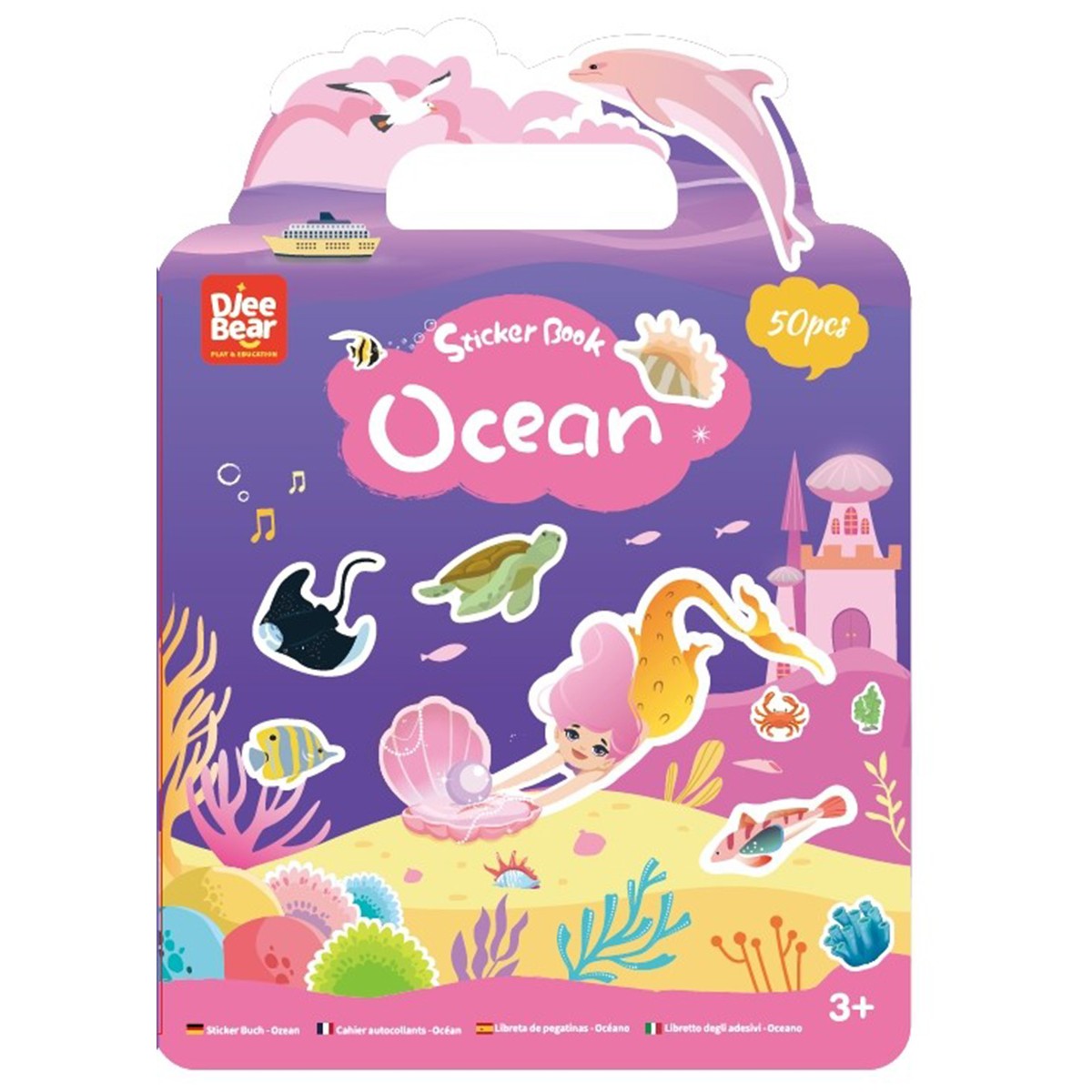 Libro Stickers Adesivi Jelly - Oceano