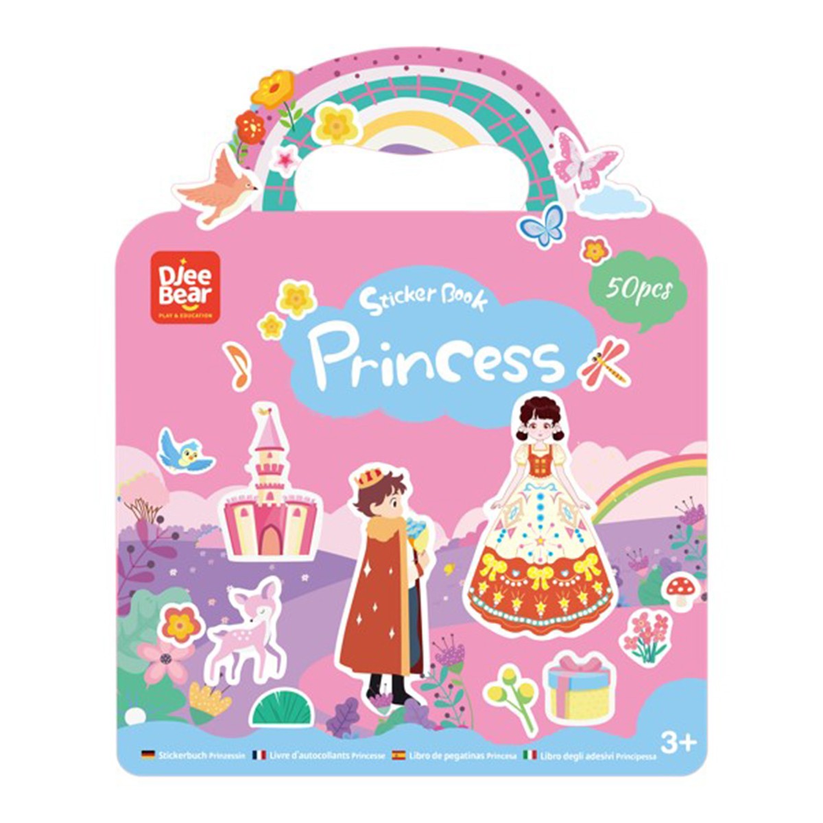 Libro Stickers Adesivi Jelly - Principesse