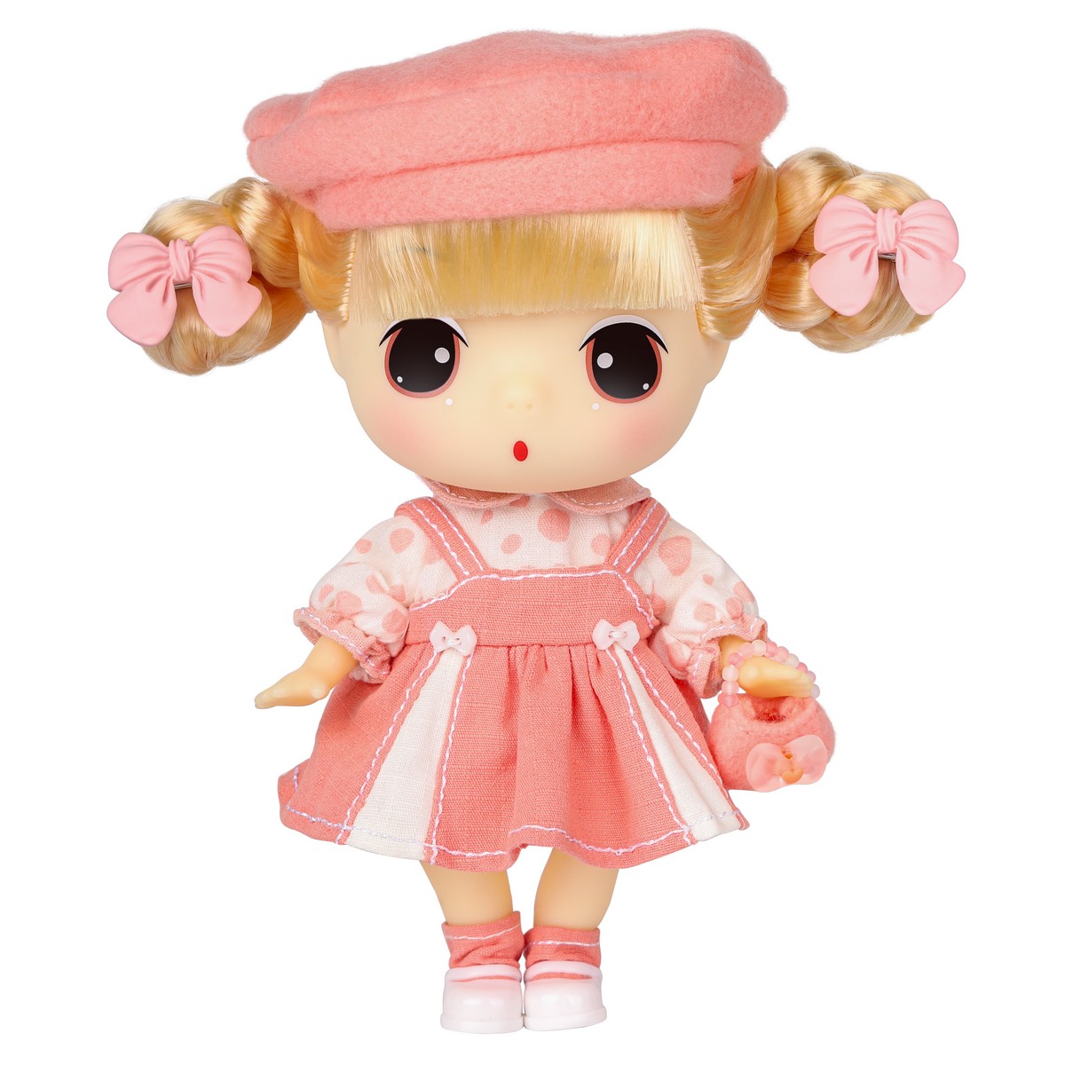 Ddung Bambola Bionda - Abito Rosa Pois