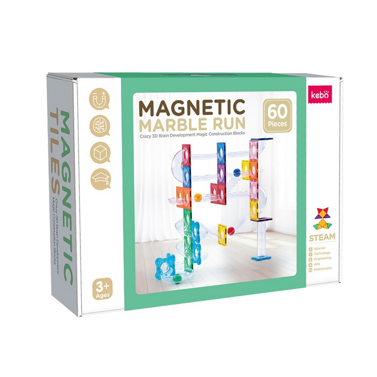 Gioco Magnetico - Pista Biglie (60 pz)