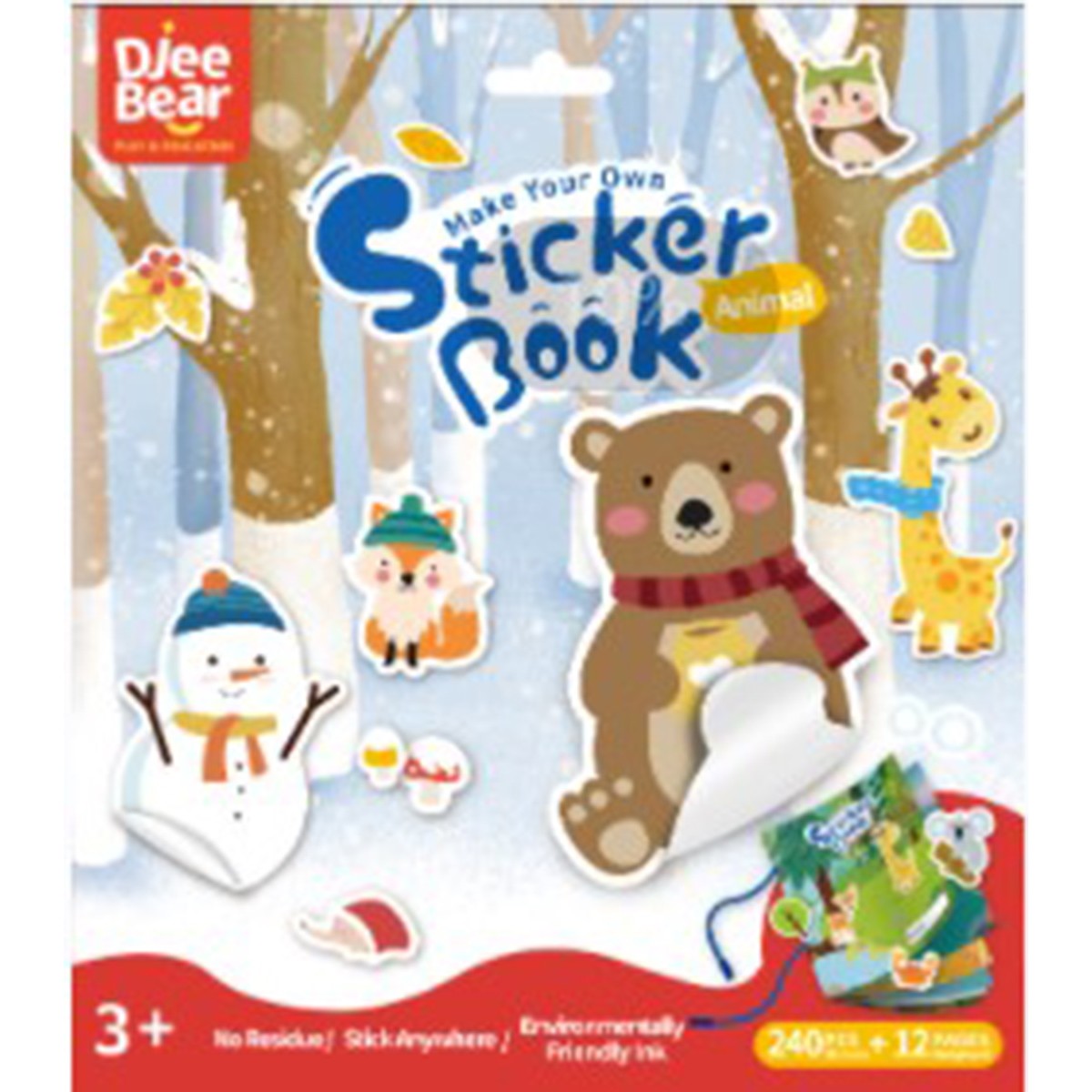 Libro Stickers Adesivi - Animali