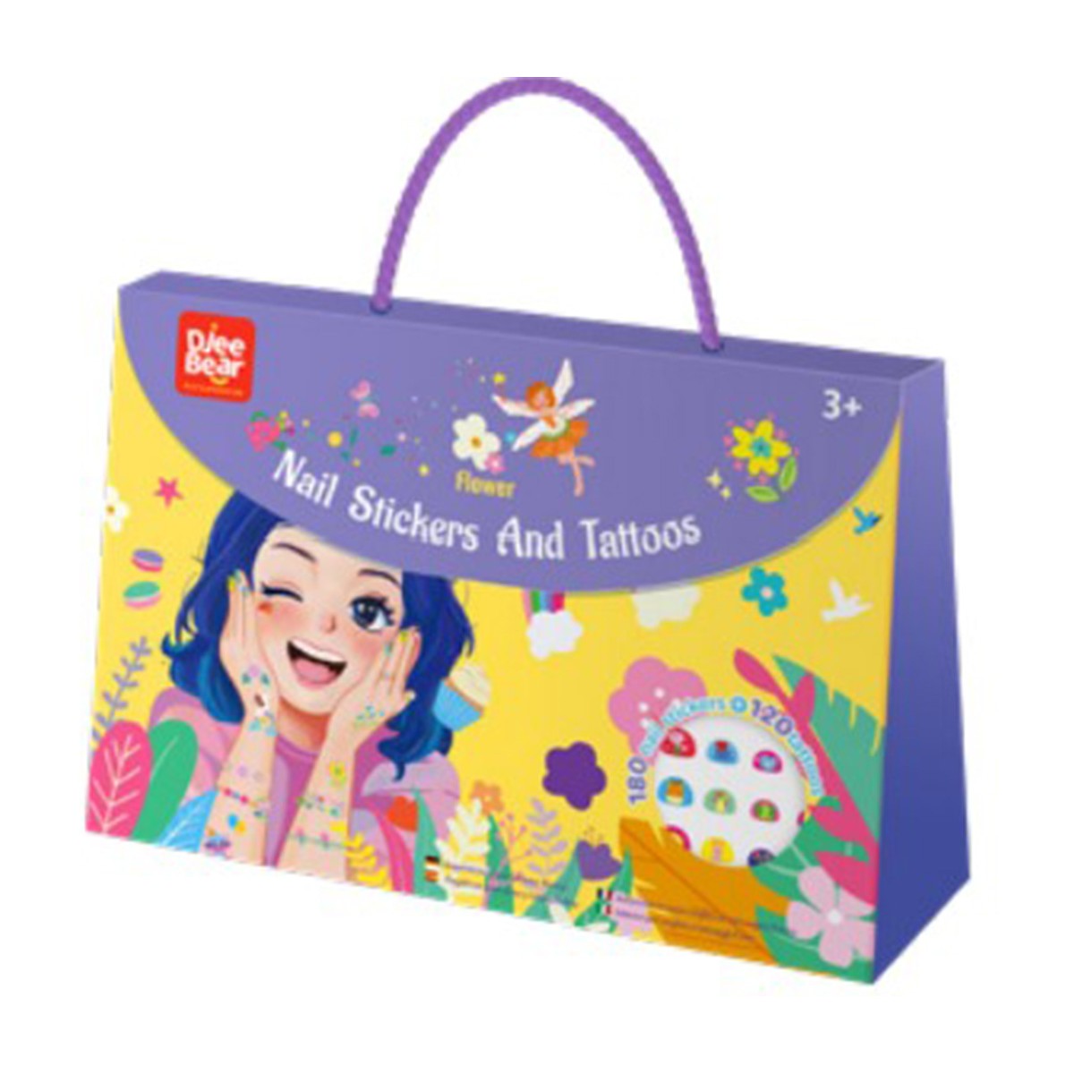 Set Stickers per Unghie e Tatuaggi - Fiori