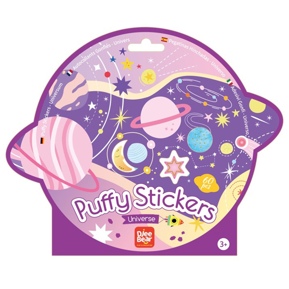Stickers Adesivi Puffy - Universo