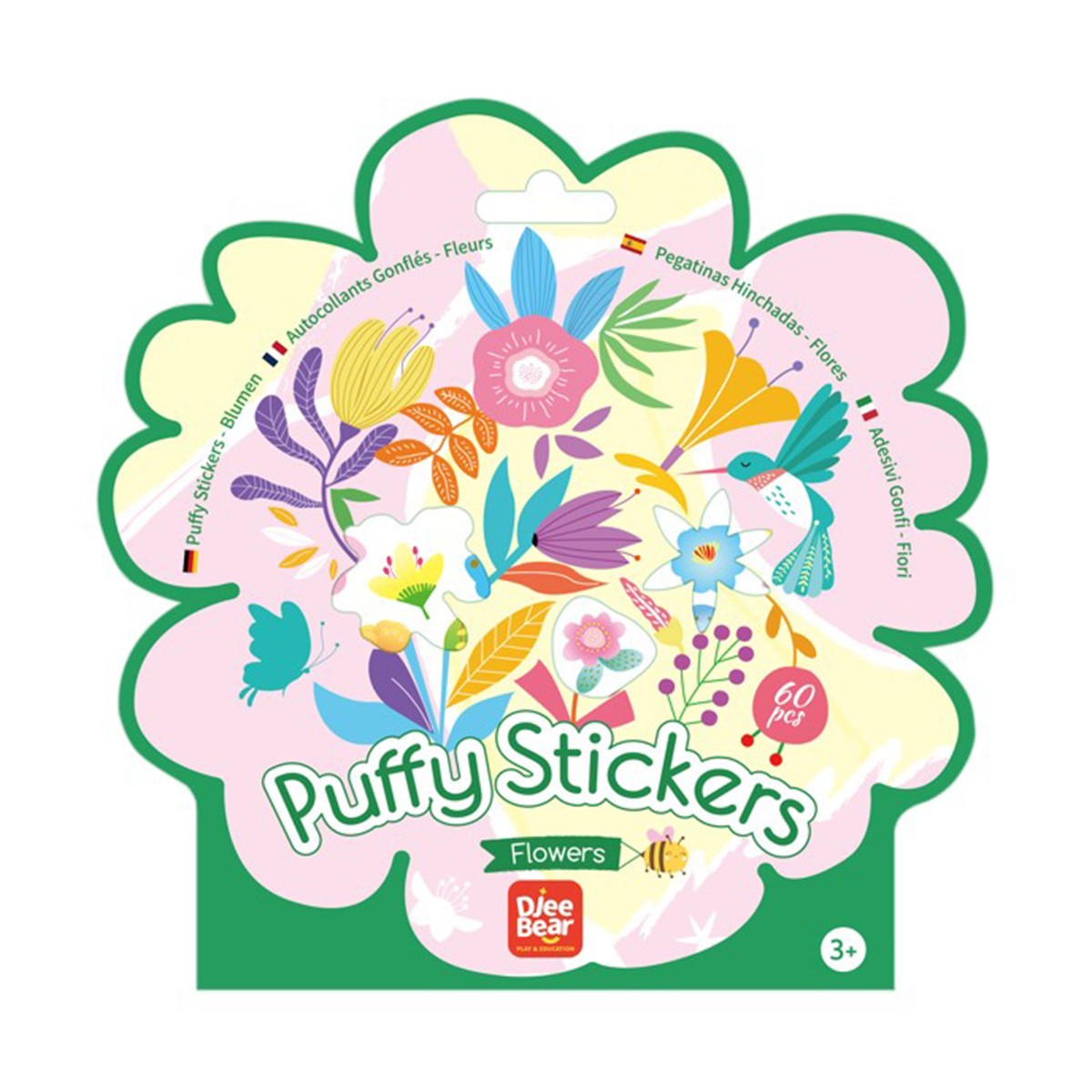 Stickers Adesivi Puffy - Fiori