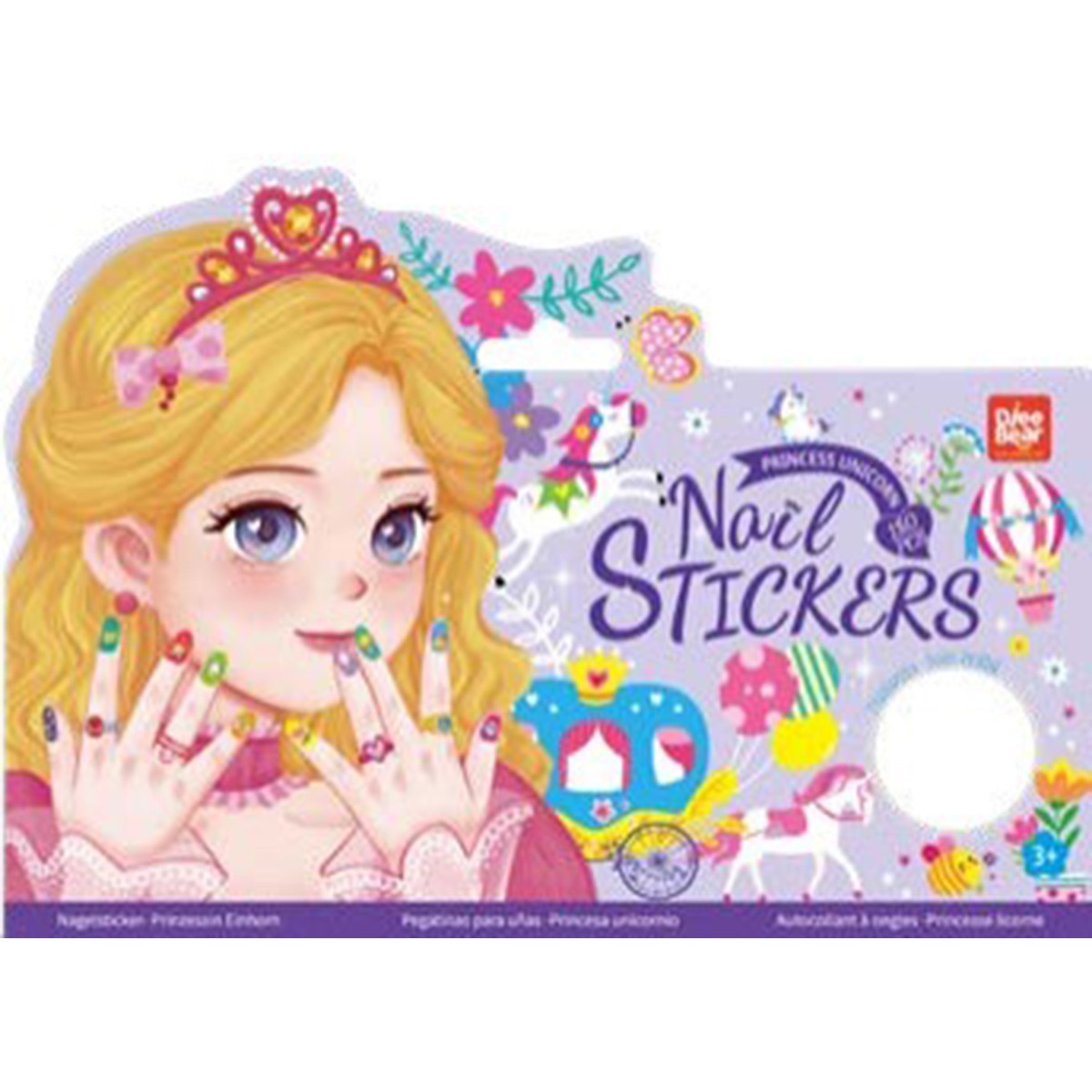 Stickers Adesivi per Unghie - Principesse e Unicorni