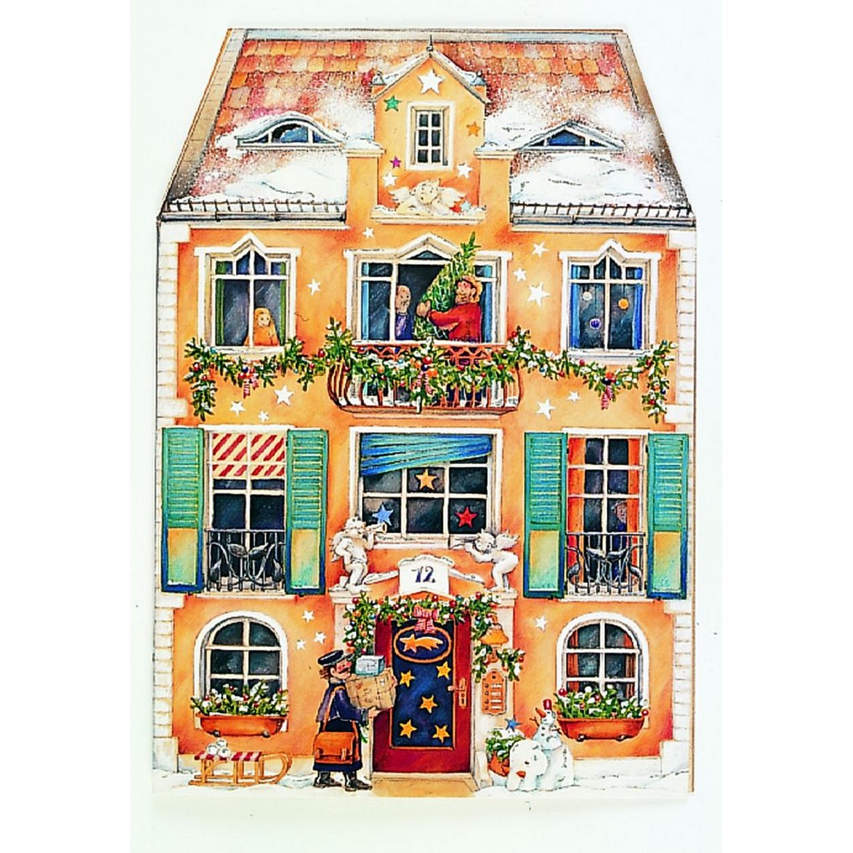 Calendario dell'Avvento - Casa Natalizia