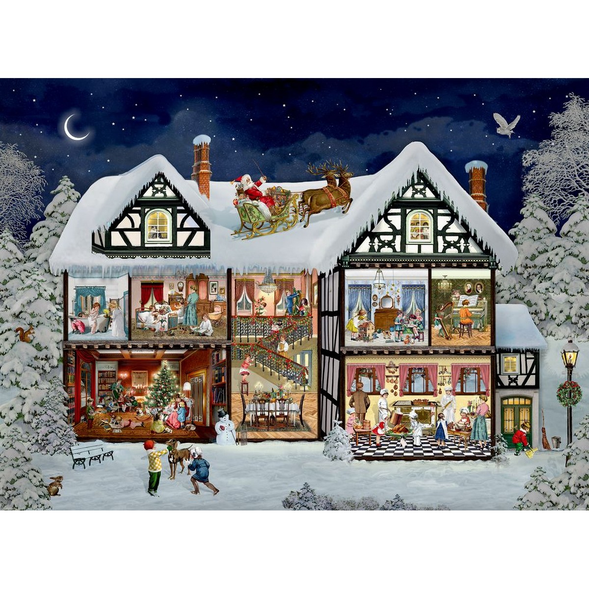 Calendario dell'Avvento - Casa di Natale