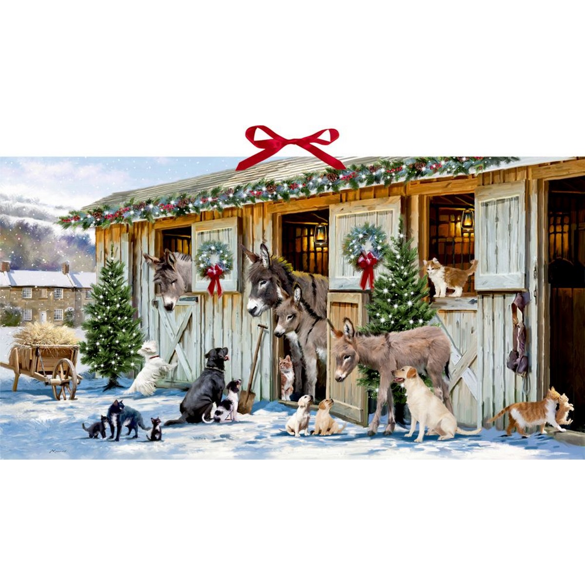 Calendario dell'Avvento - Animali della Stalla