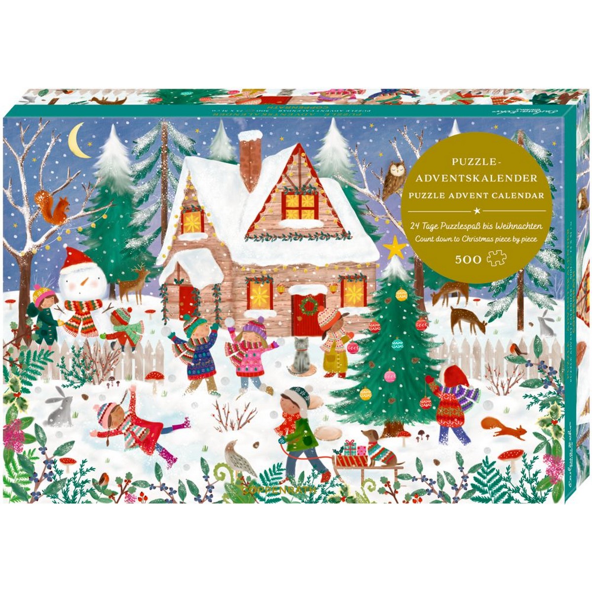 Calendario Puzzle dell'Avvento - Felice Natale