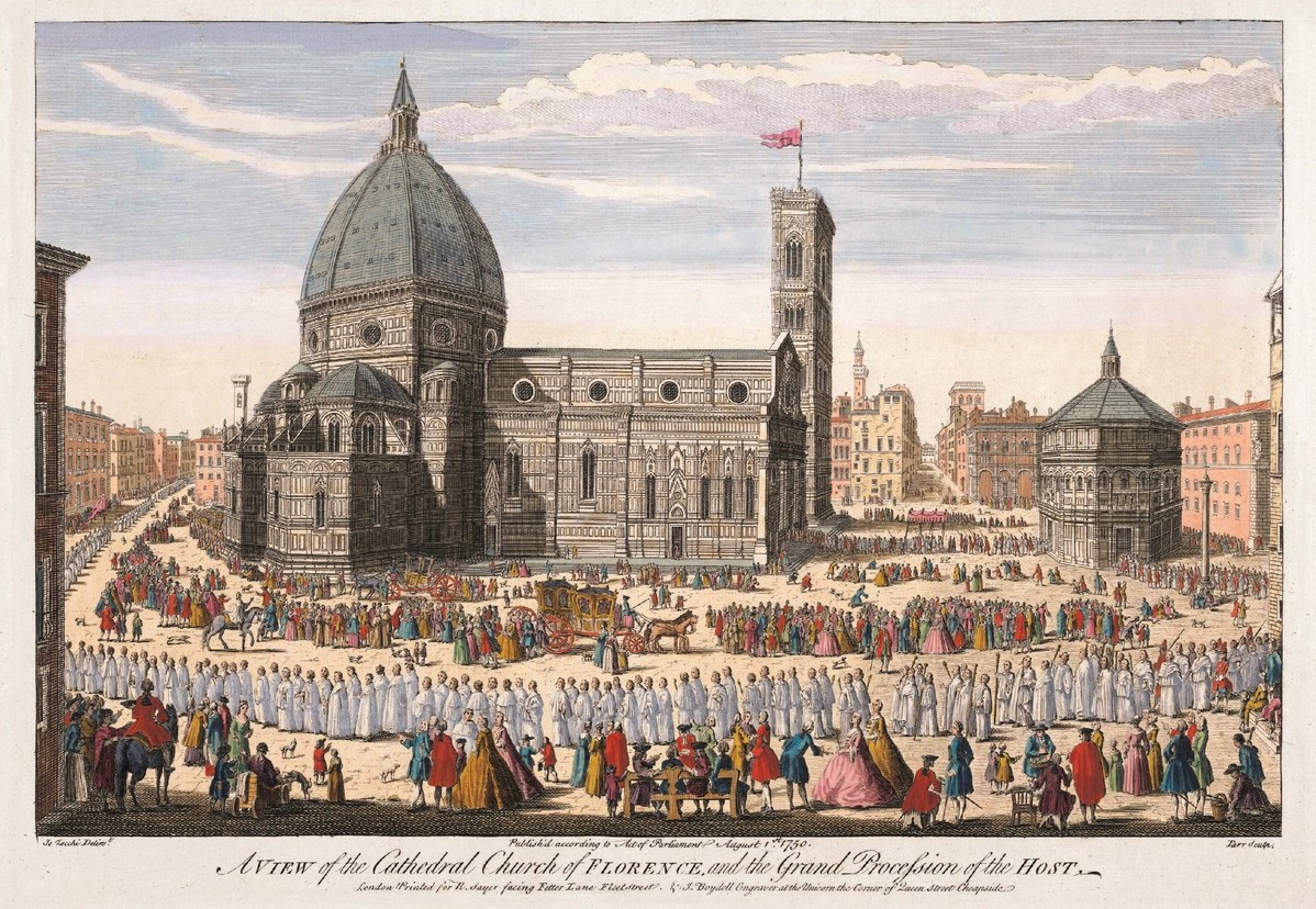 Puzzle Duomo di Firenze Stampa Antica