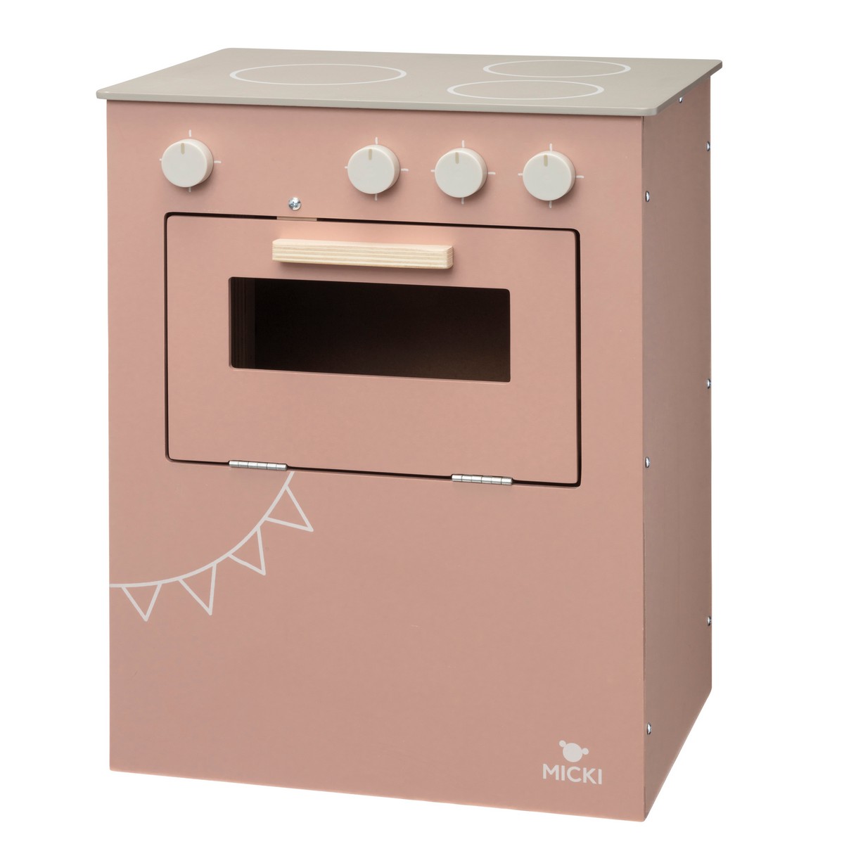 Cucina in Legno Rosa