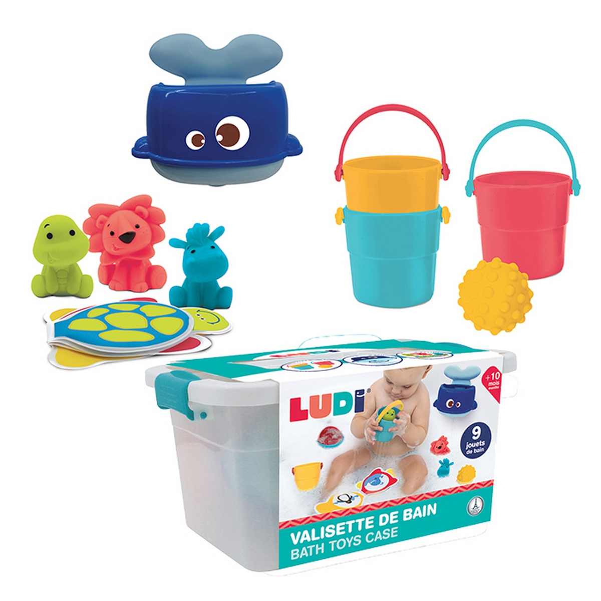 Valigetta giochi per l'acqua
