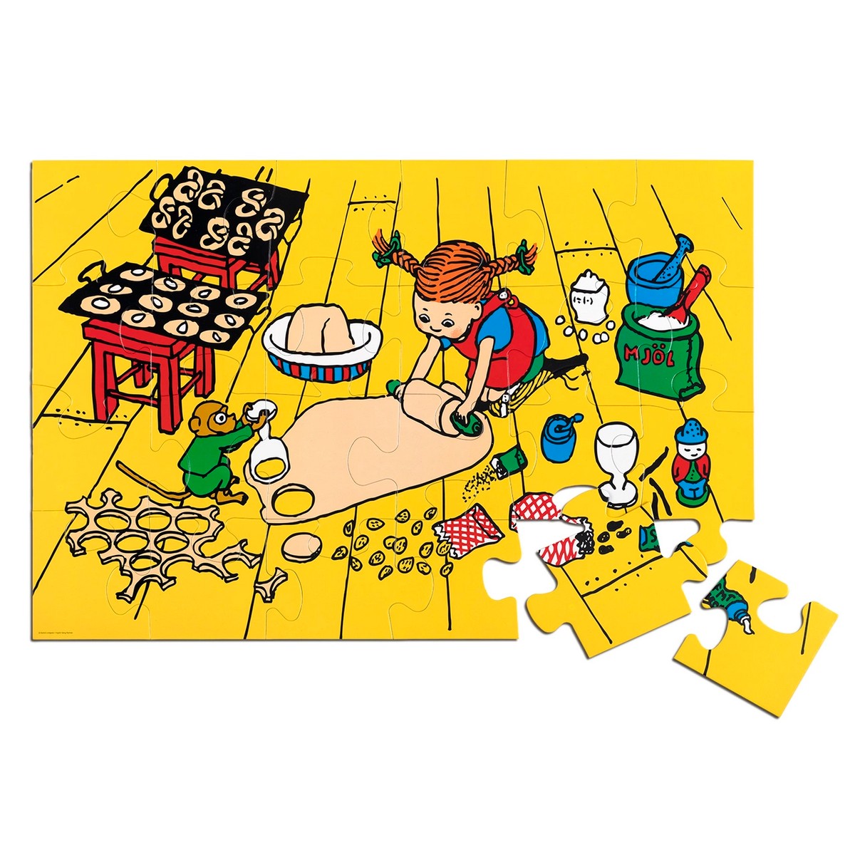 Puzzle Gigante - Pippi Calzelunghe 24 pz