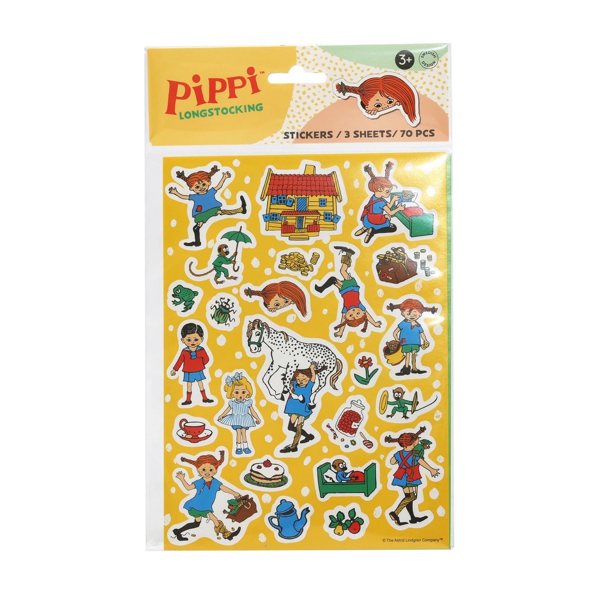 Stickers Adesivi - Pippi Calzelunghe