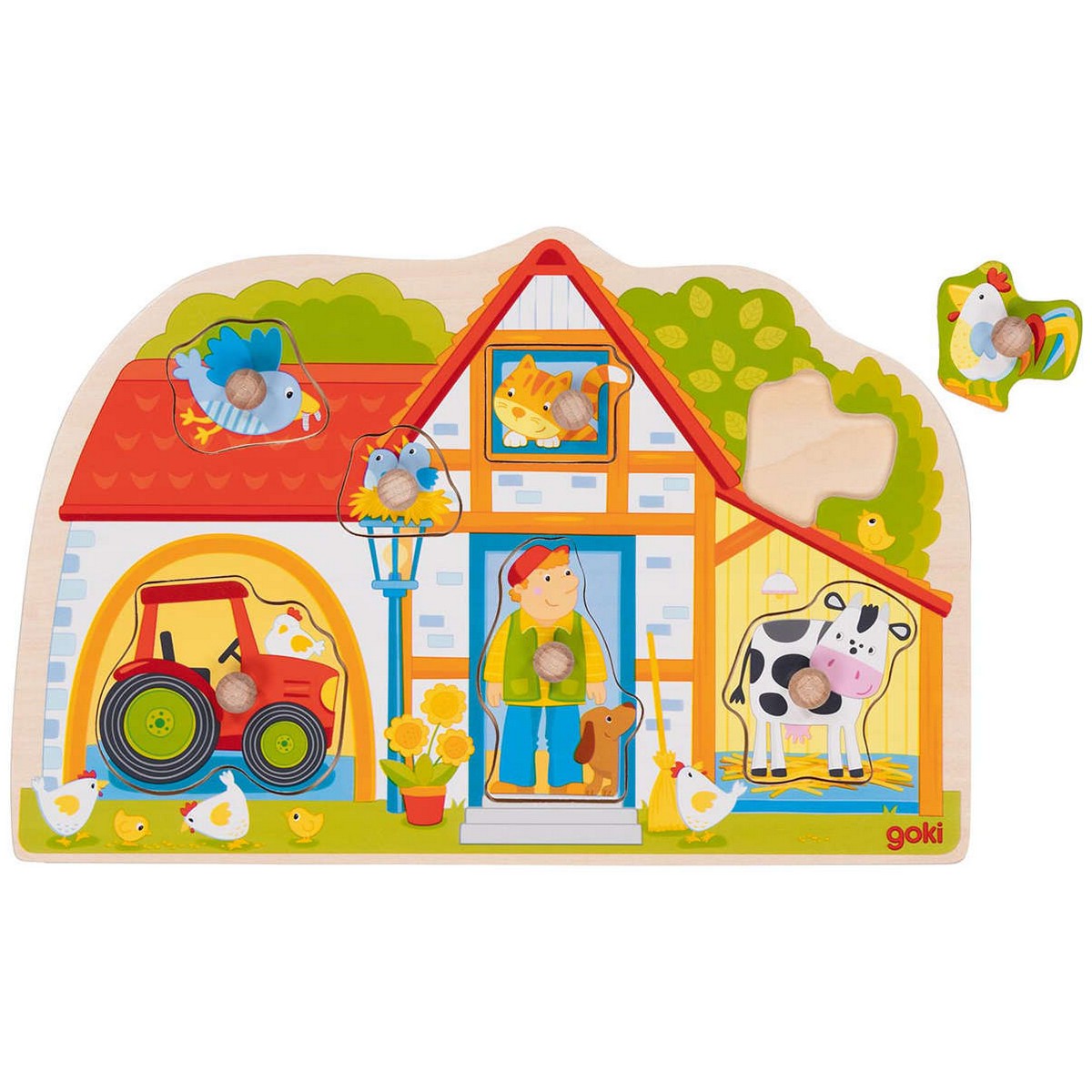 57349.GK Puzzle con Pomelli - Fattoria